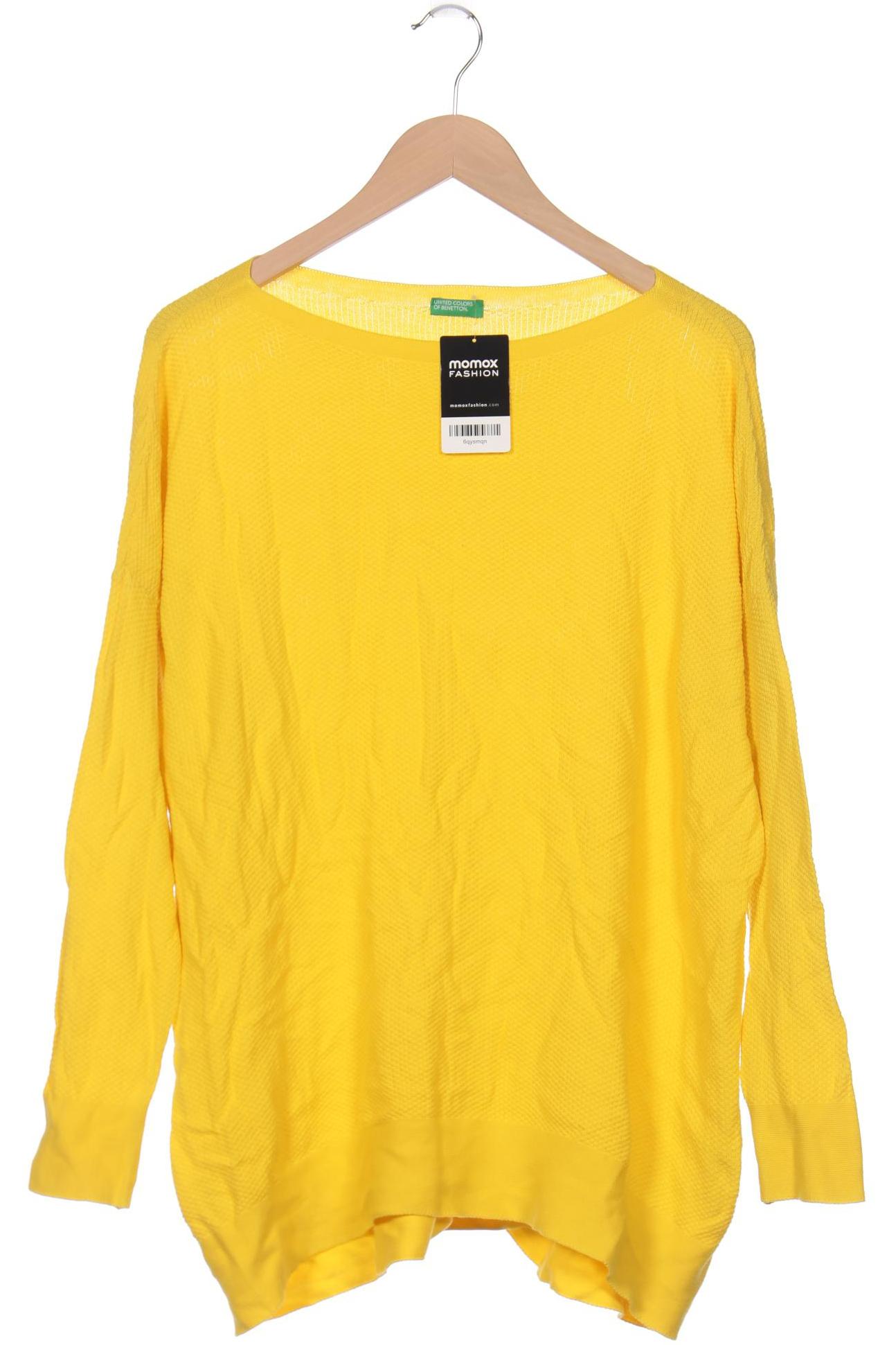 

United Colors OF Benetton Damen Pullover, gelb, Gr. 34