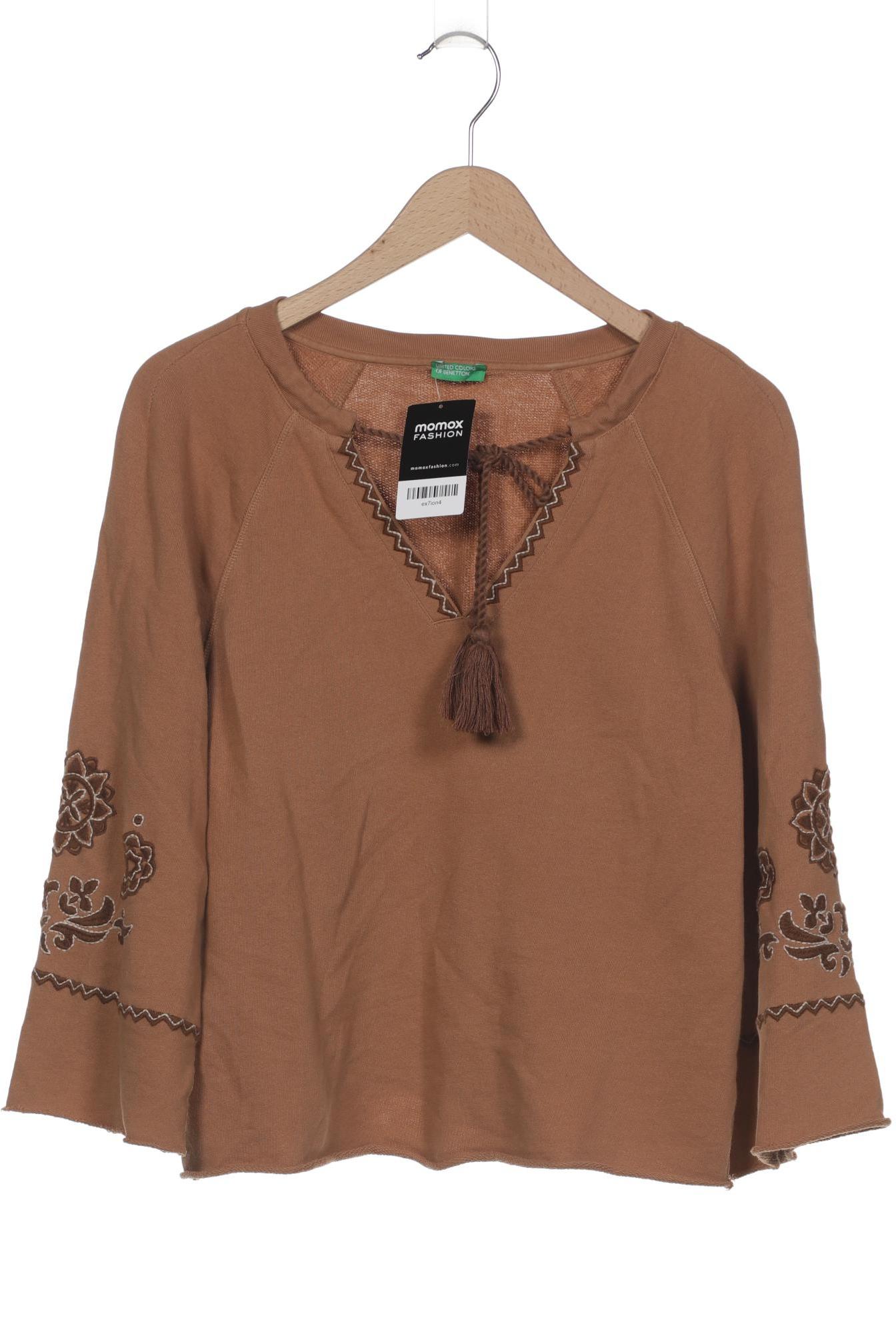 

United Colors OF Benetton Damen Sweatshirt, braun, Gr. 36