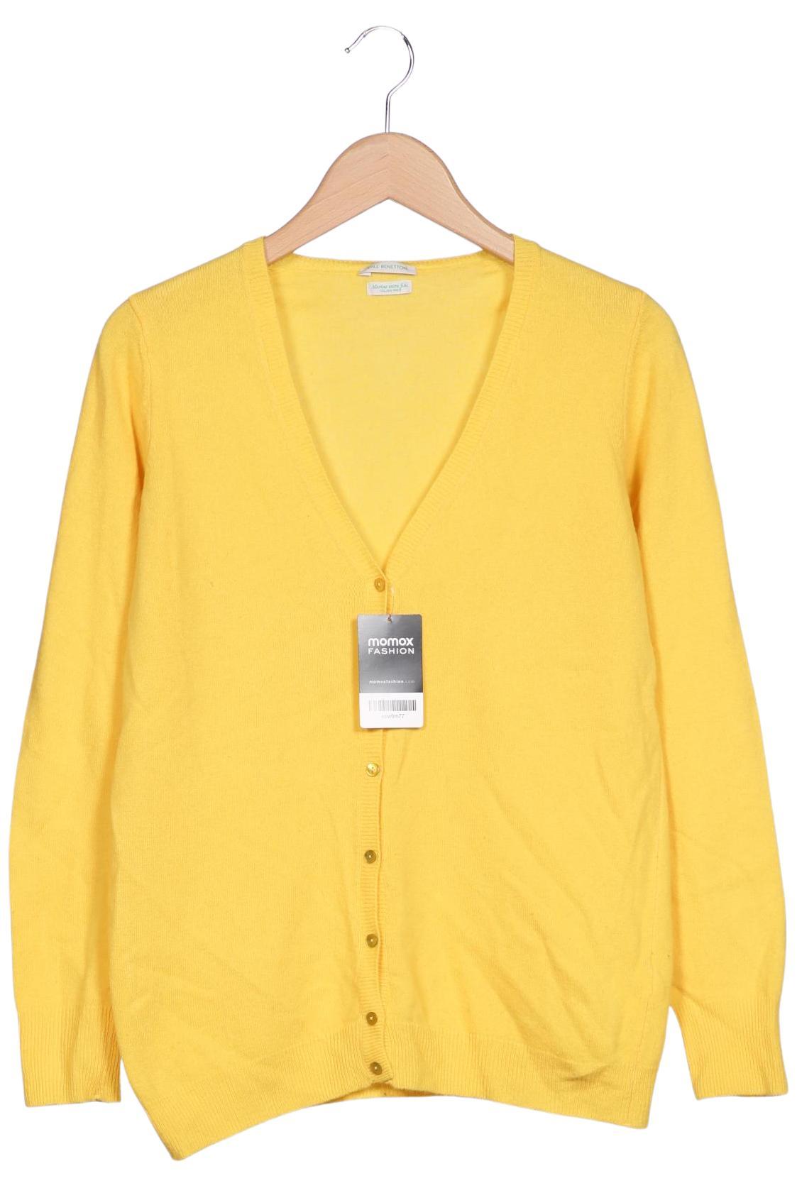 

United Colors OF Benetton Damen Strickjacke, gelb, Gr. 42