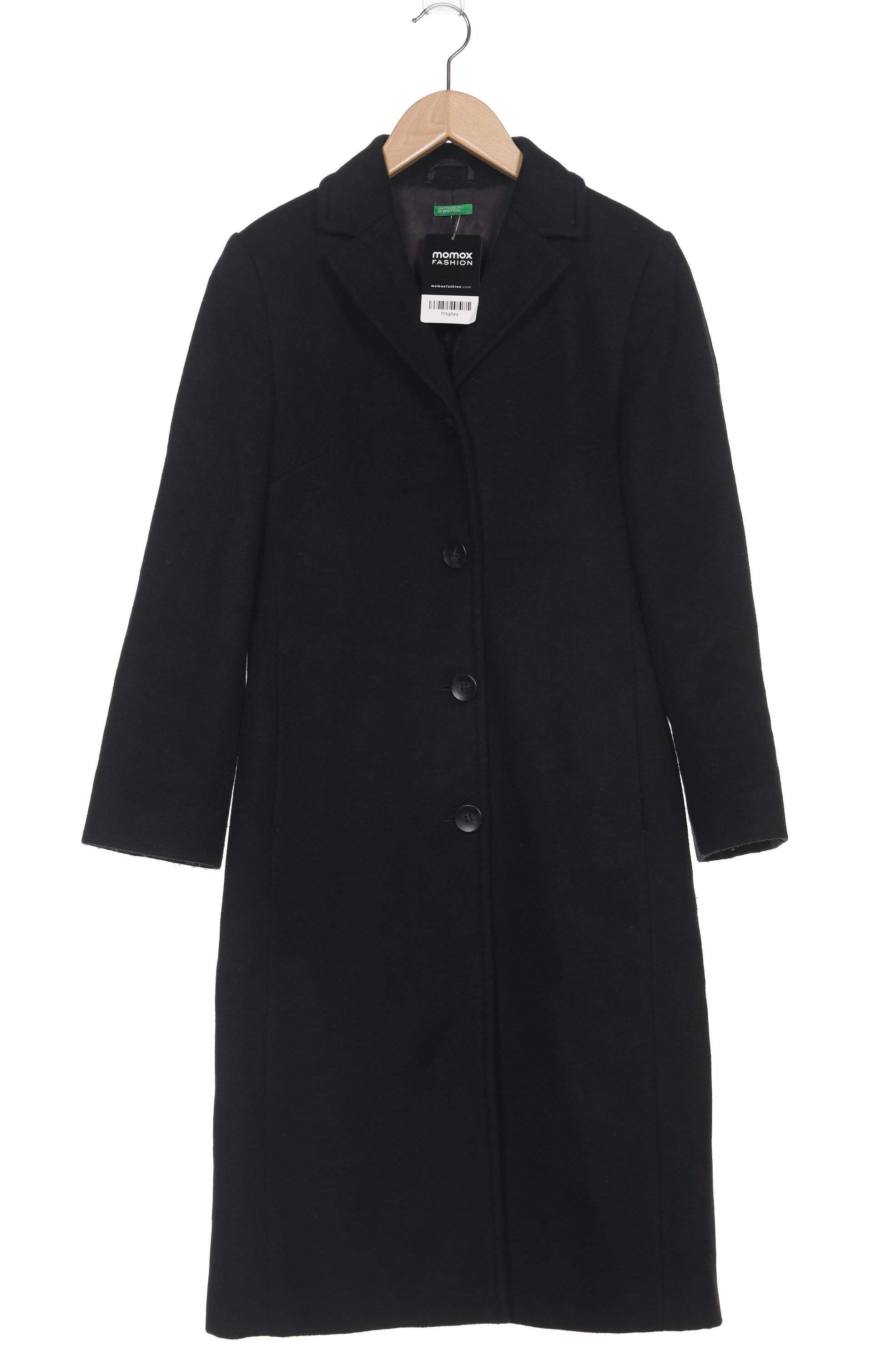 

United Colors OF Benetton Damen Mantel, schwarz, Gr. 38