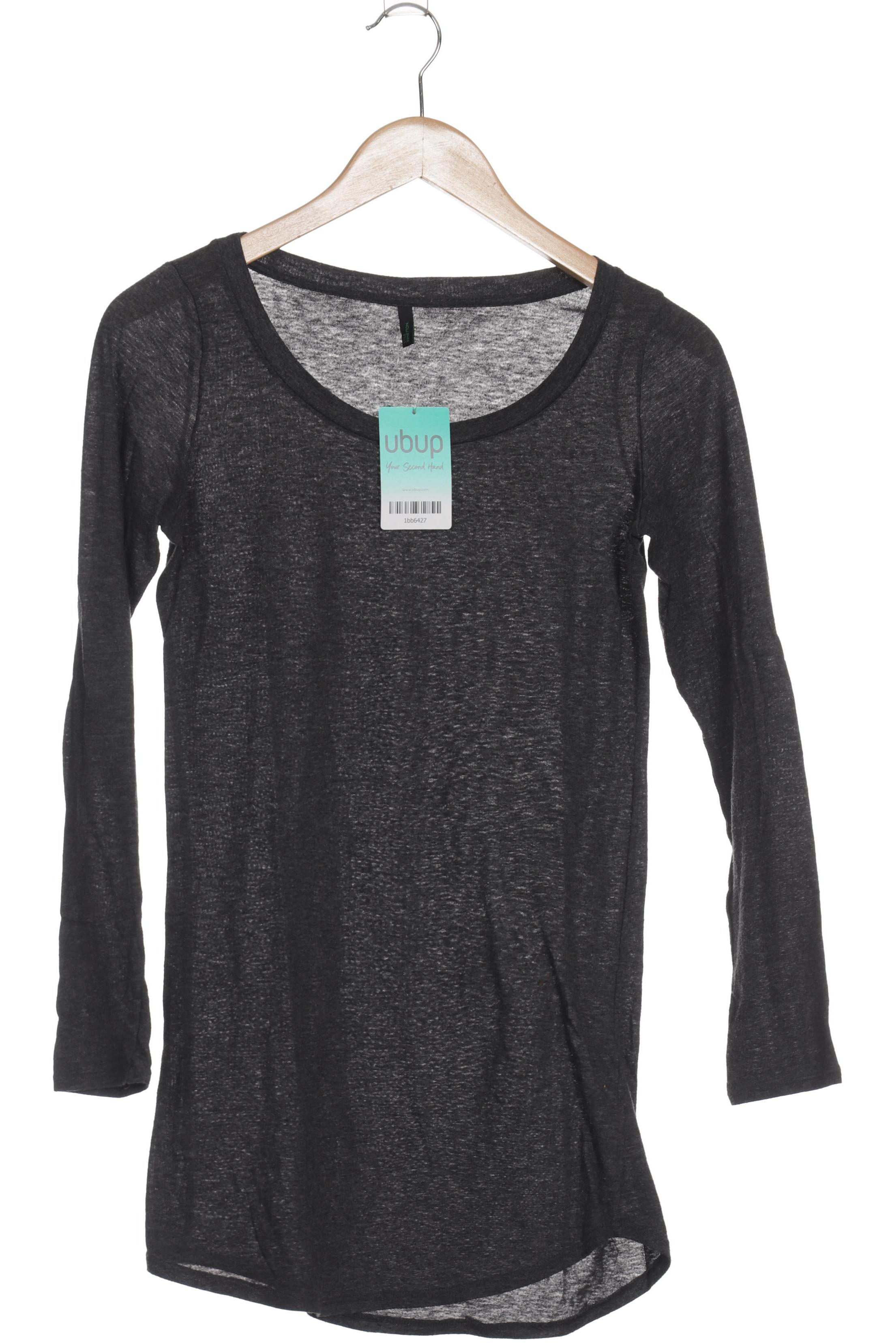 

United Colors OF Benetton Damen Langarmshirt, grau, Gr. 34