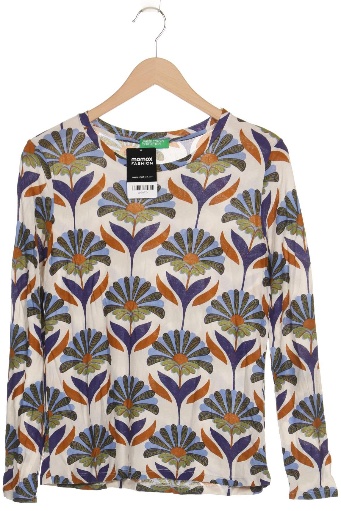 

United Colors OF Benetton Damen Langarmshirt, marineblau, Gr. 38