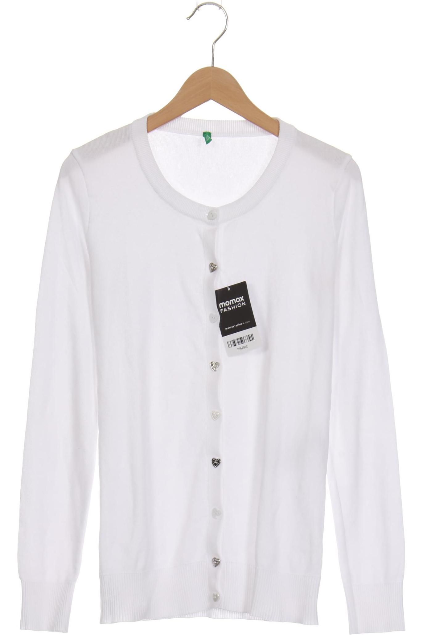 

United Colors OF Benetton Damen Strickjacke, weiß, Gr. 38