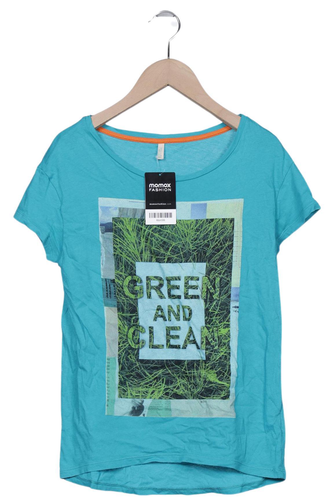 

United Colors OF Benetton Damen T-Shirt, türkis, Gr. 34