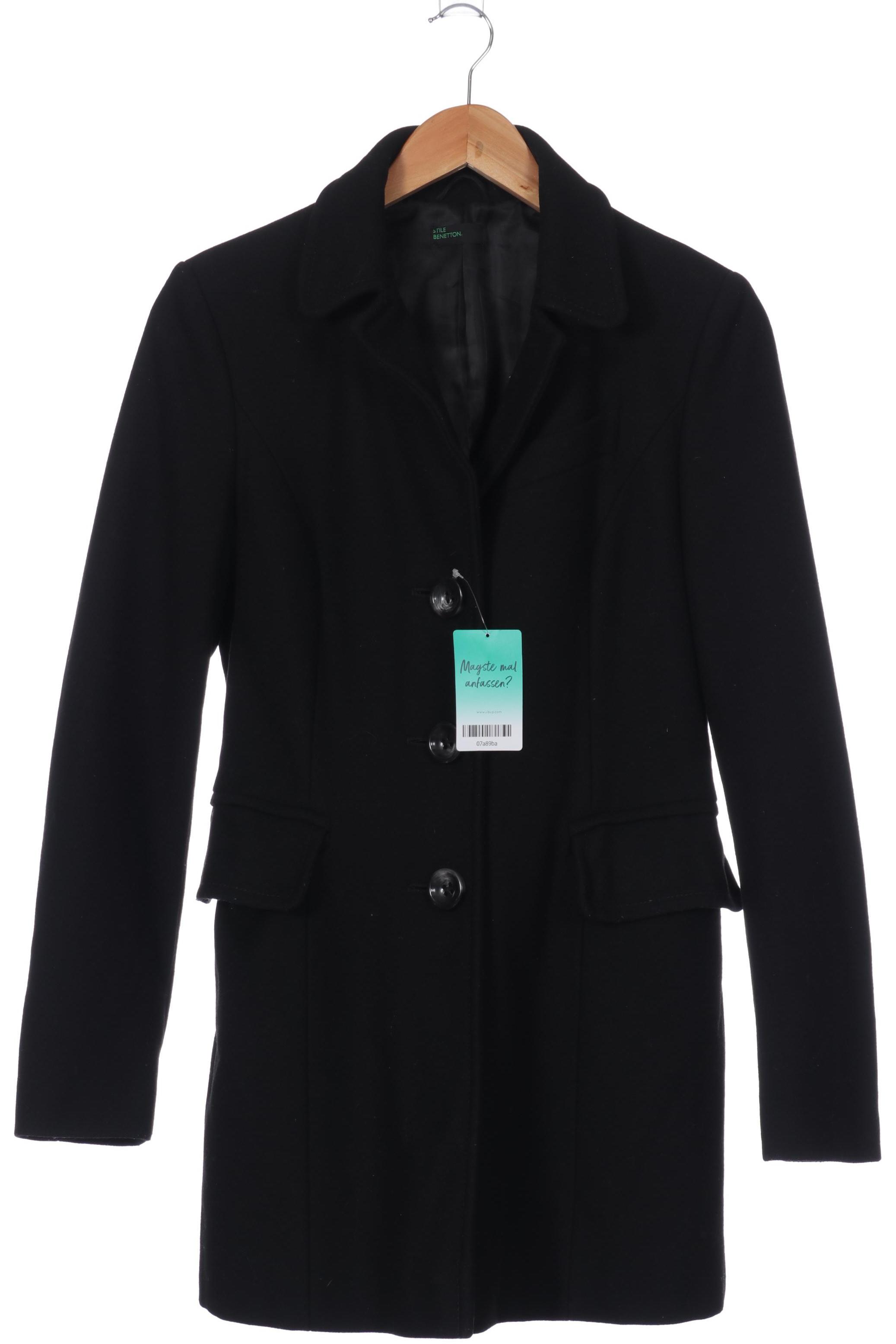 

United Colors OF Benetton Damen Mantel, schwarz, Gr. 42