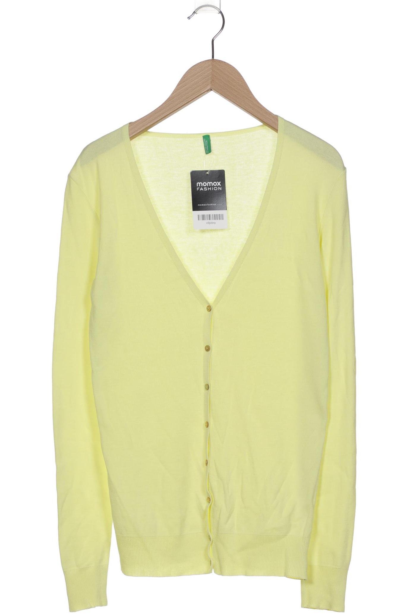 

United Colors OF Benetton Damen Strickjacke, gelb, Gr. 30