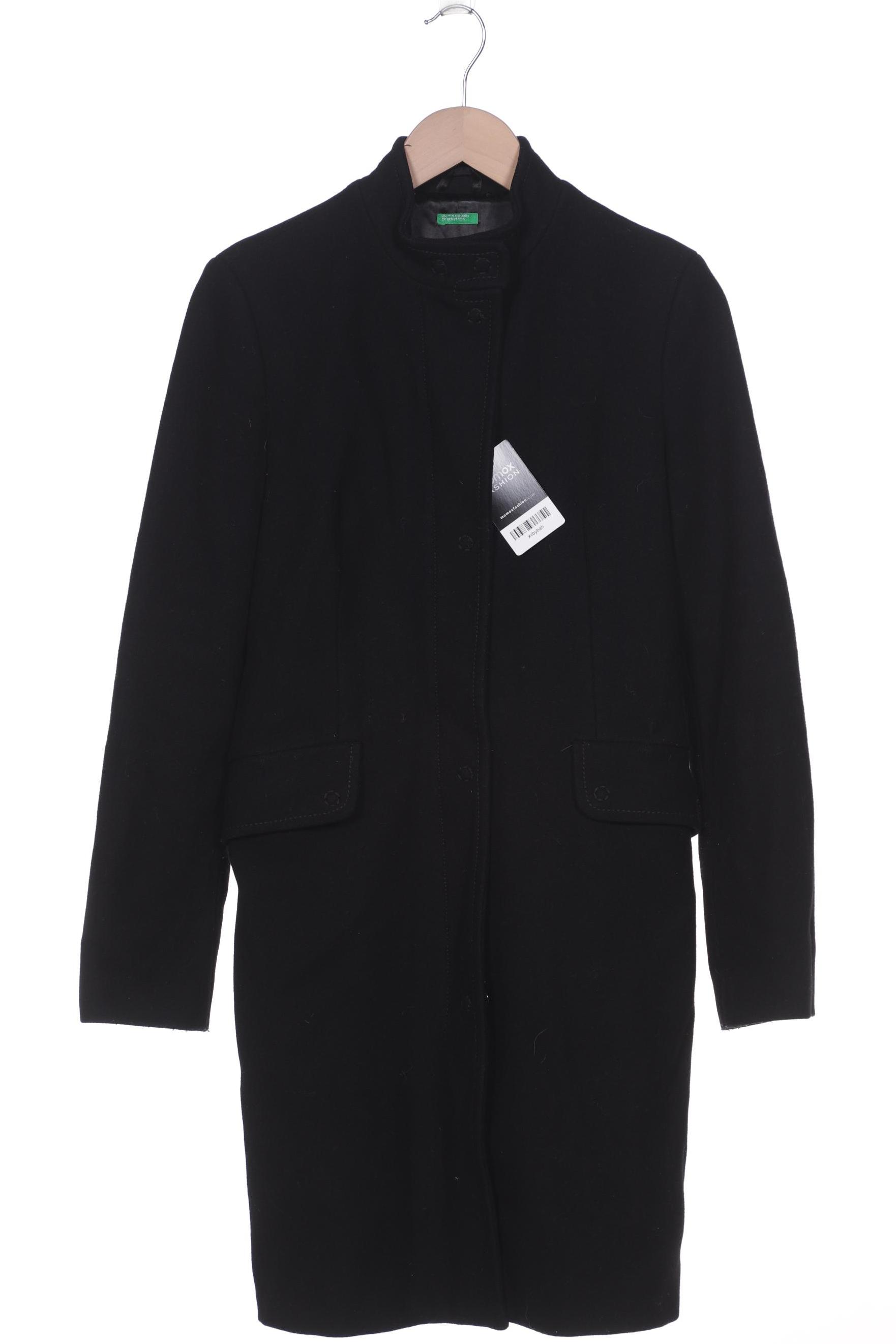 

United Colors OF Benetton Damen Mantel, schwarz, Gr. 42