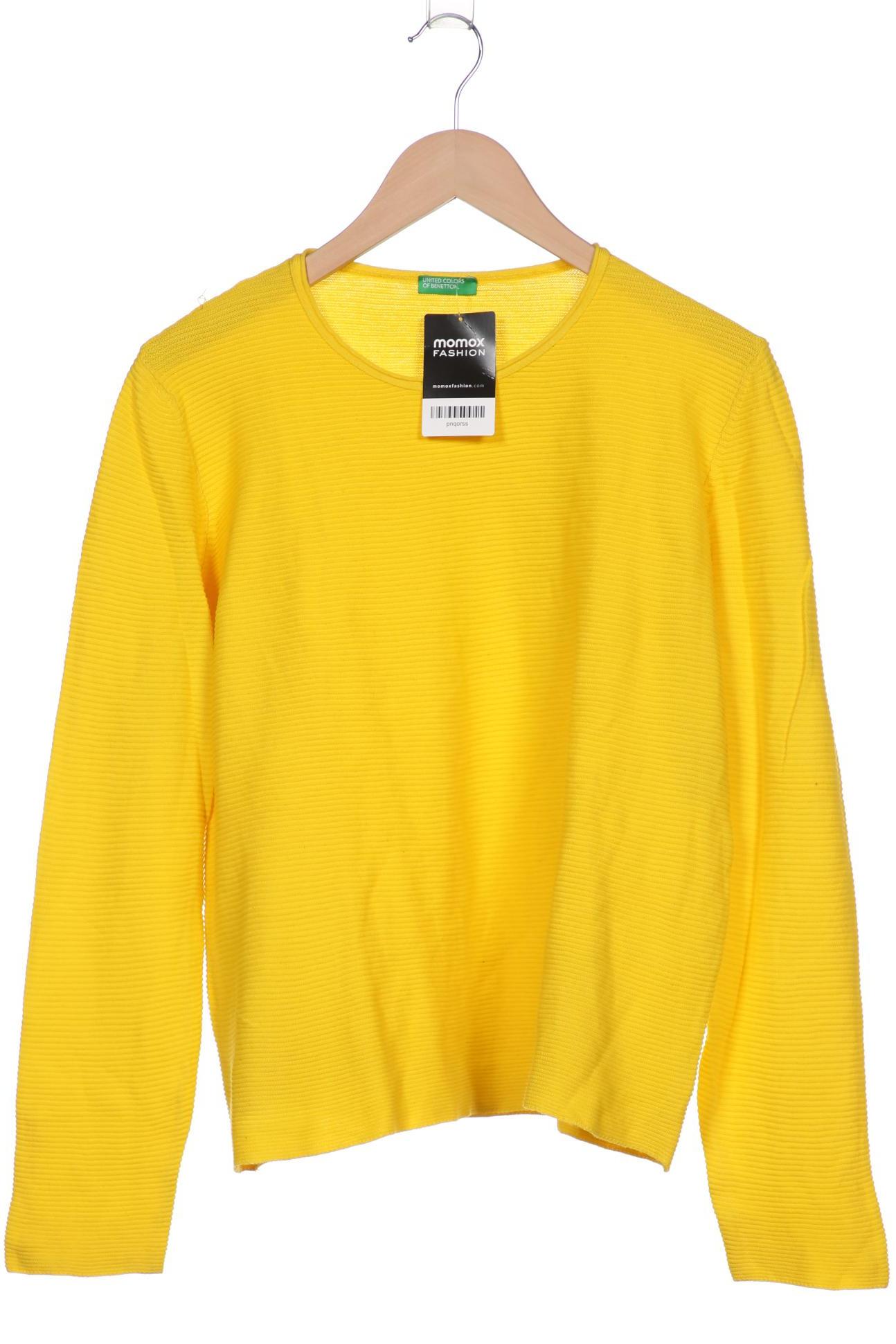 

United Colors OF Benetton Damen Pullover, gelb, Gr. 38