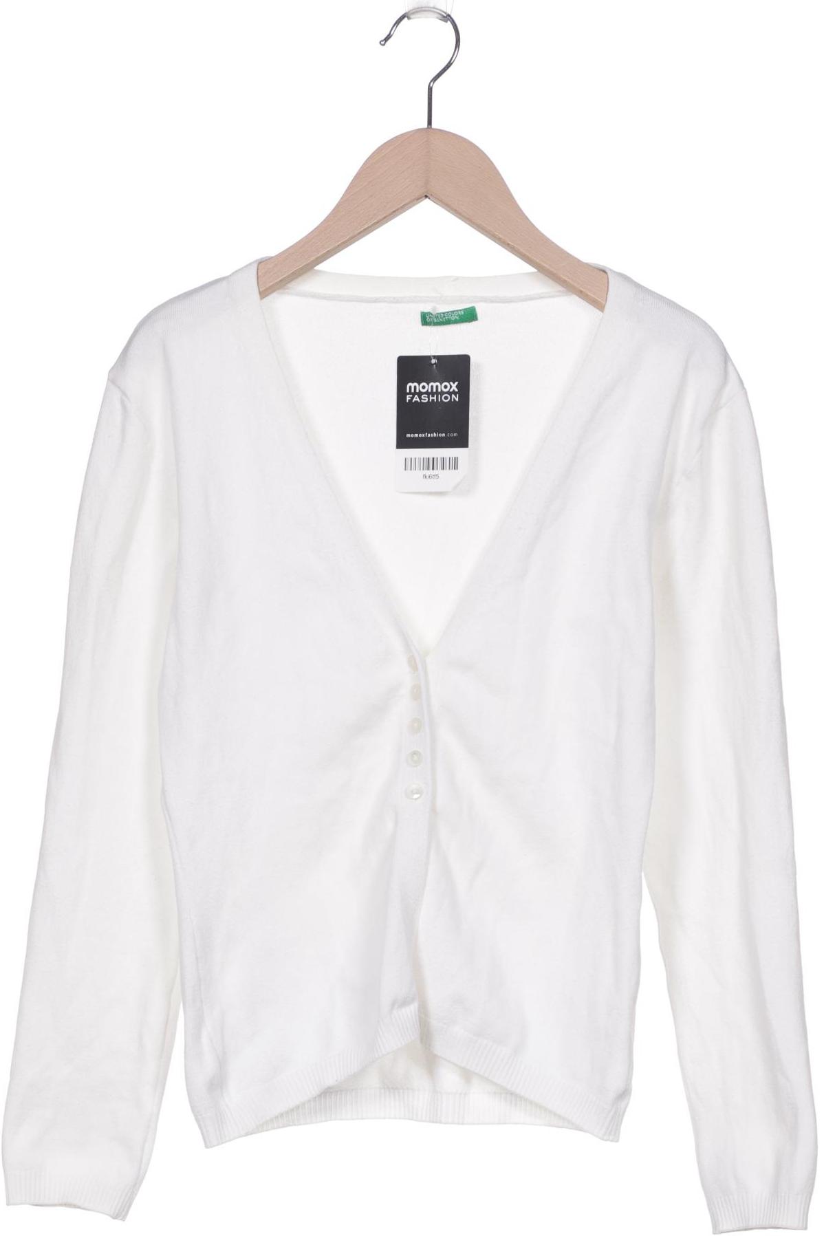 

UNITED COLORS OF BENETTON Damen Strickjacke, cremeweiß