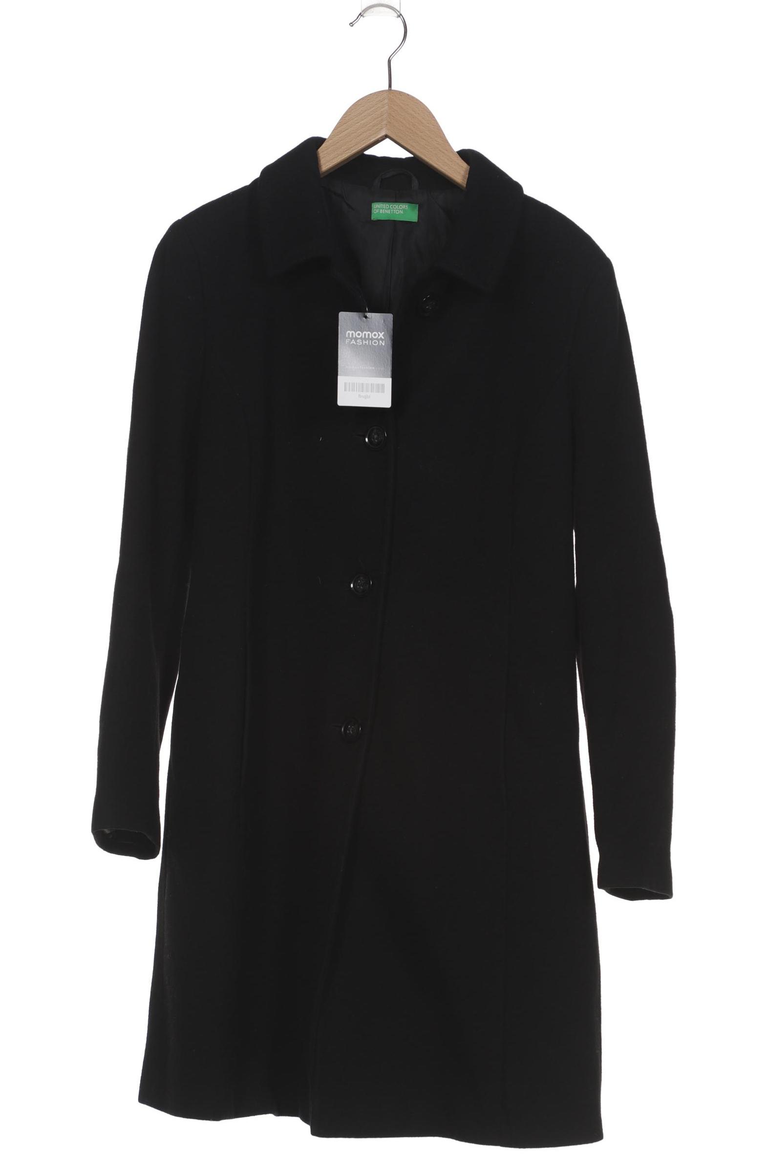 

United Colors OF Benetton Damen Mantel, schwarz, Gr. 38