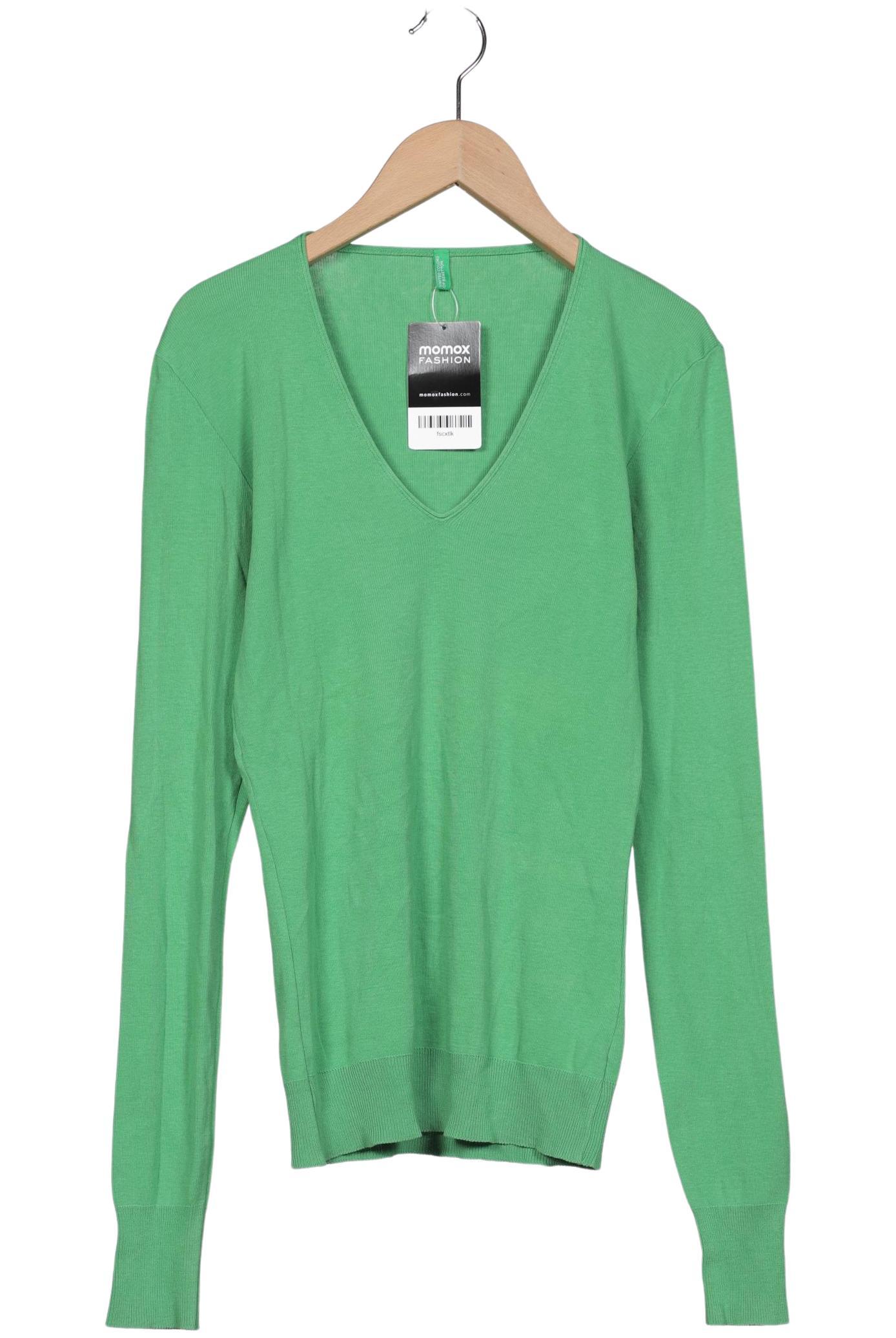 

United Colors OF Benetton Damen Langarmshirt, grün, Gr. 36