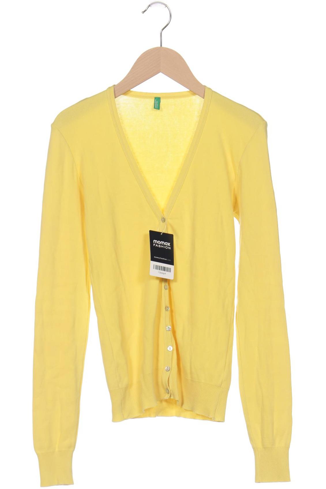 

United Colors OF Benetton Damen Strickjacke, gelb, Gr. 36