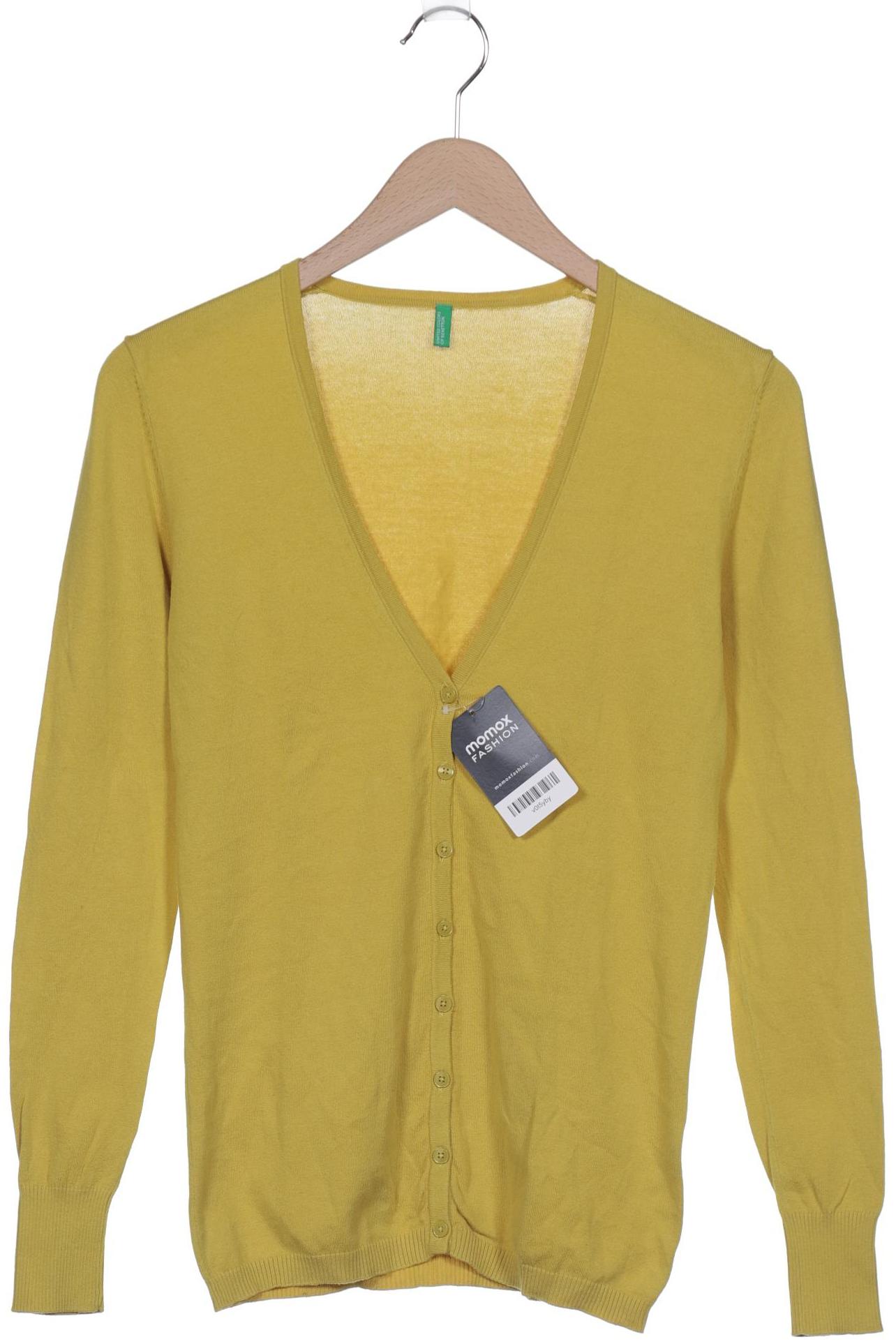 

United Colors OF Benetton Damen Strickjacke, gelb, Gr. 32