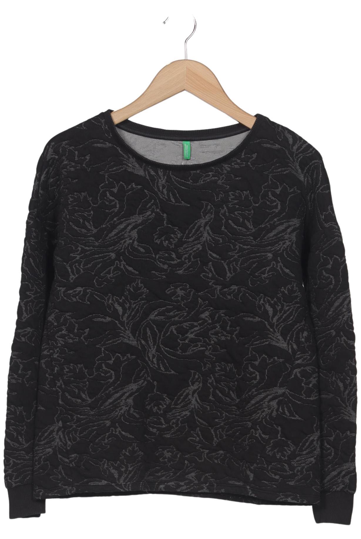 

United Colors OF Benetton Damen Sweatshirt, schwarz, Gr. 34