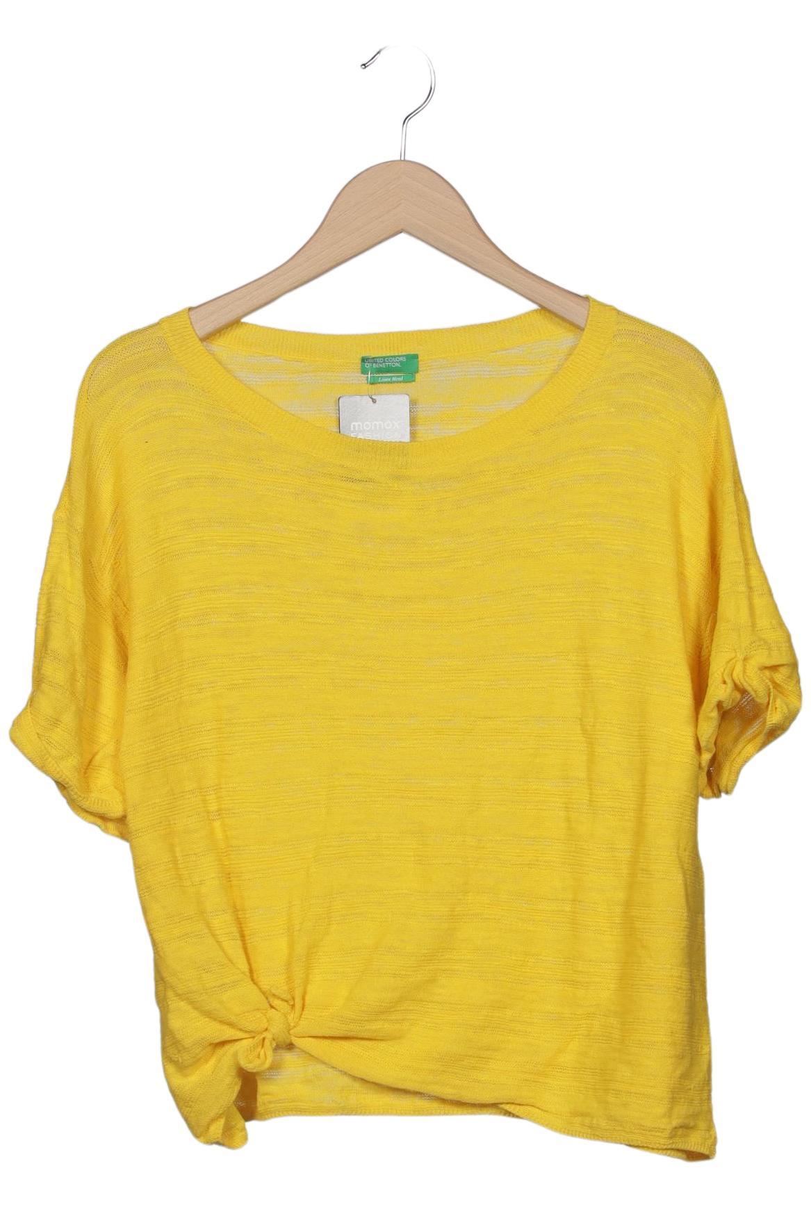 

United Colors OF Benetton Damen Pullover, gelb, Gr. 36