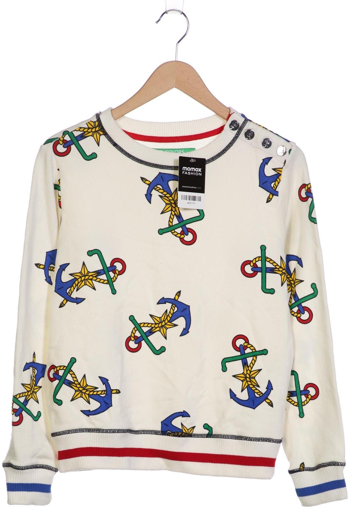 

United Colors OF Benetton Damen Sweatshirt, cremeweiß, Gr. 38