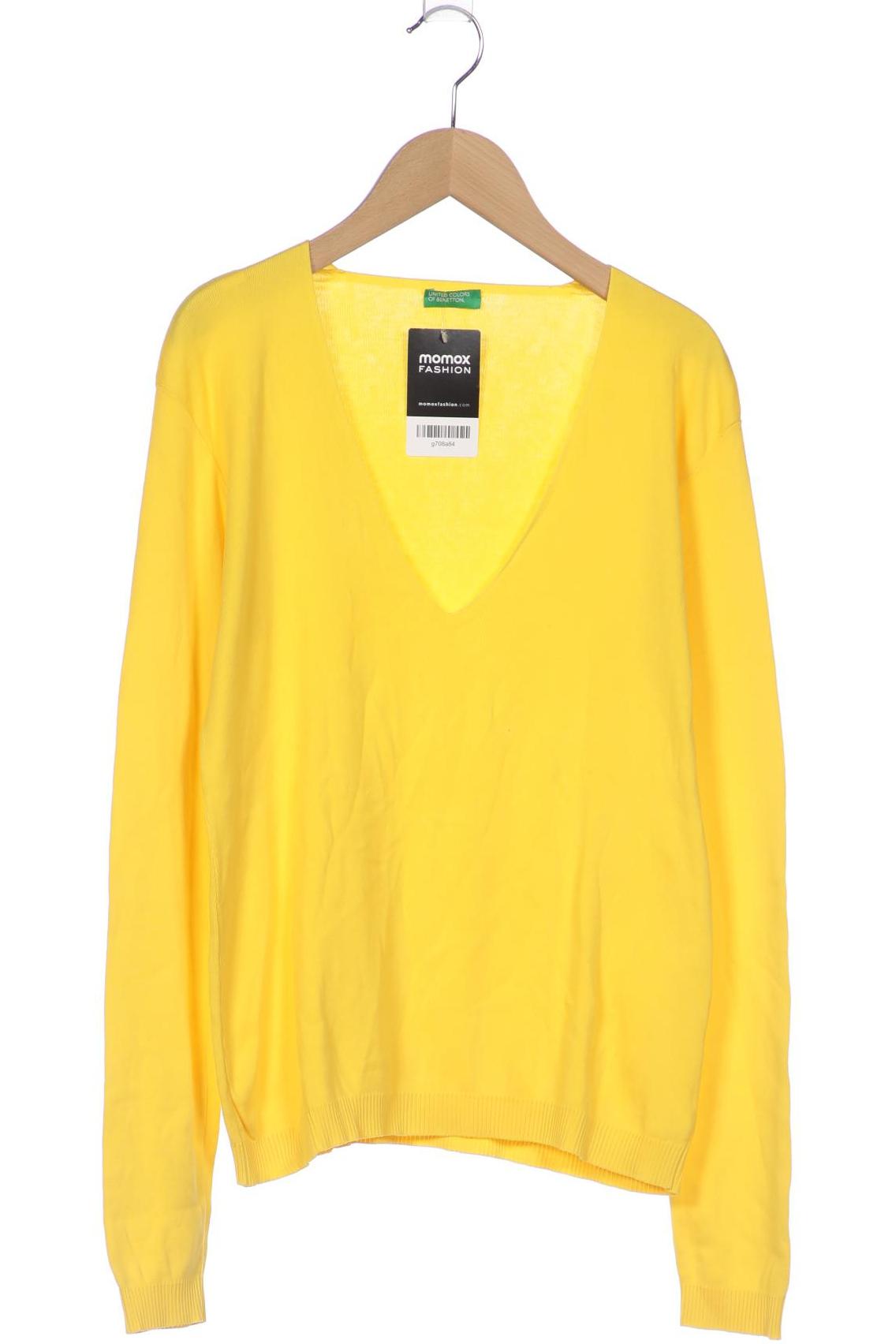 

United Colors OF Benetton Damen Pullover, gelb, Gr. 38