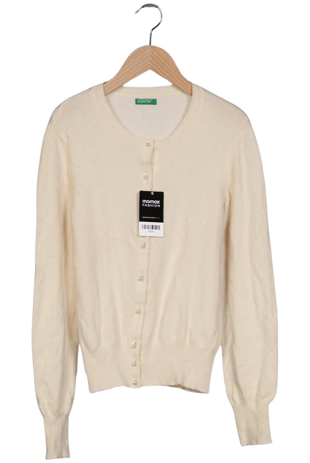 

United Colors OF Benetton Damen Strickjacke, cremeweiß, Gr. 36