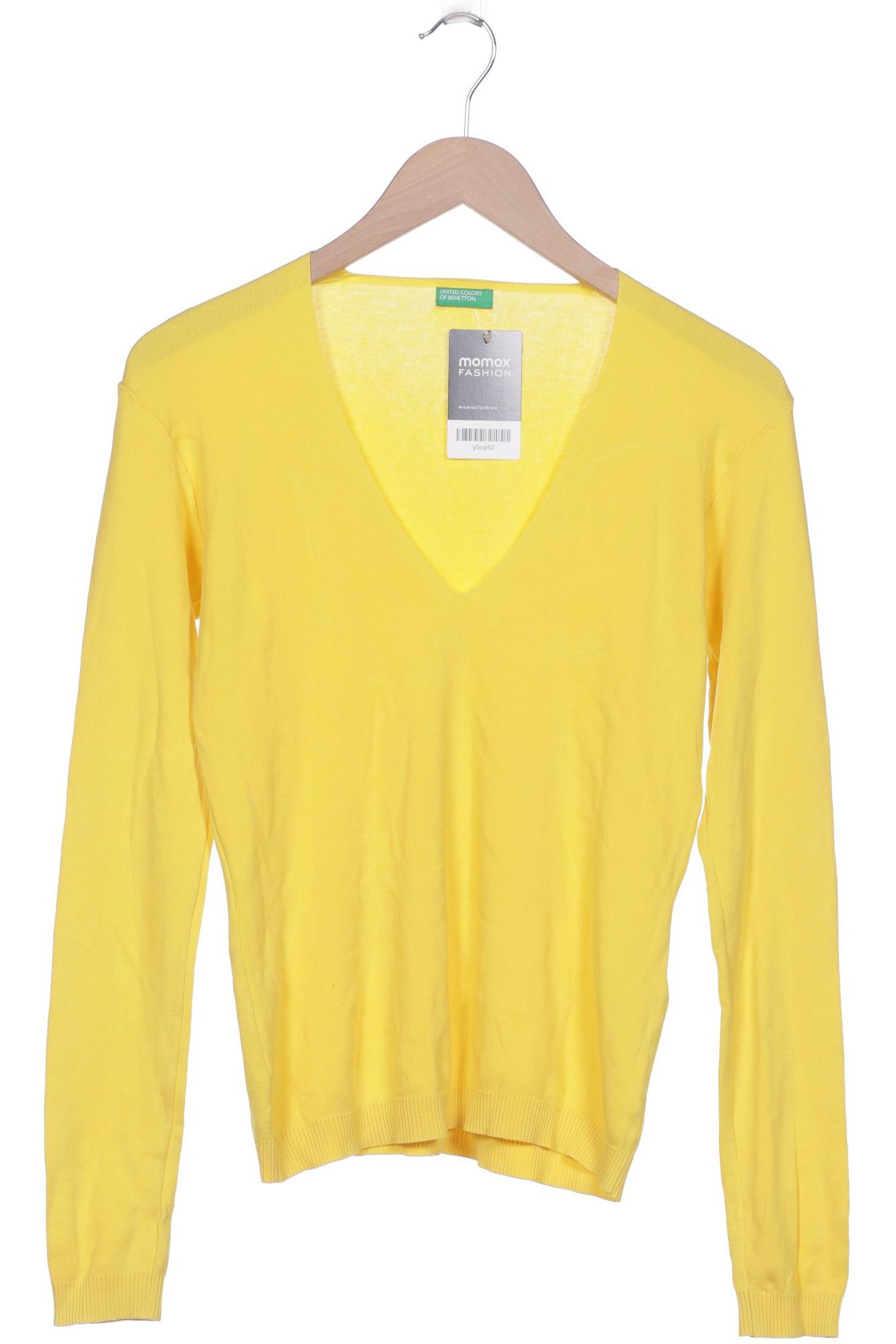 

United Colors OF Benetton Damen Pullover, gelb, Gr. 42