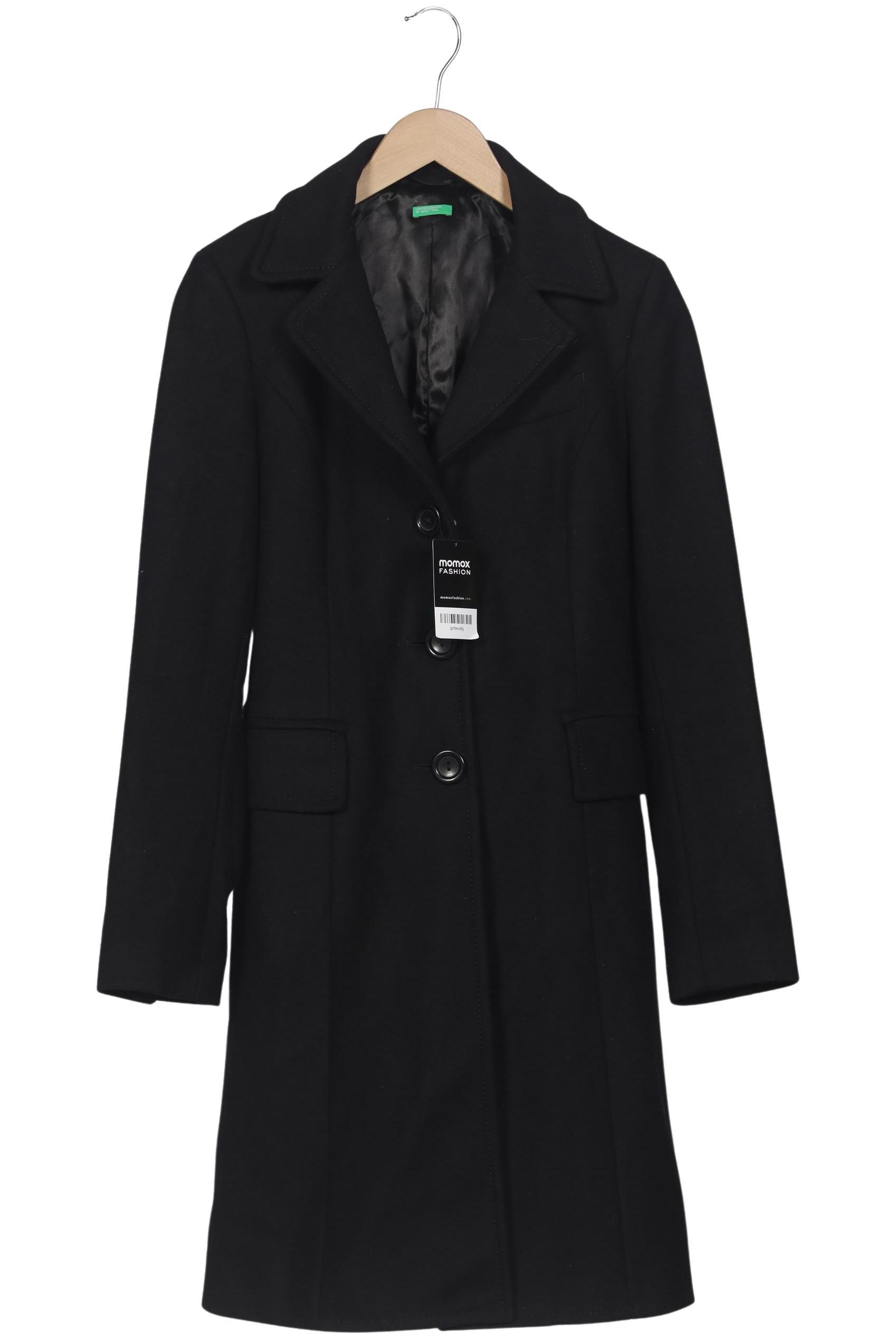 

United Colors OF Benetton Damen Mantel, schwarz, Gr. 44