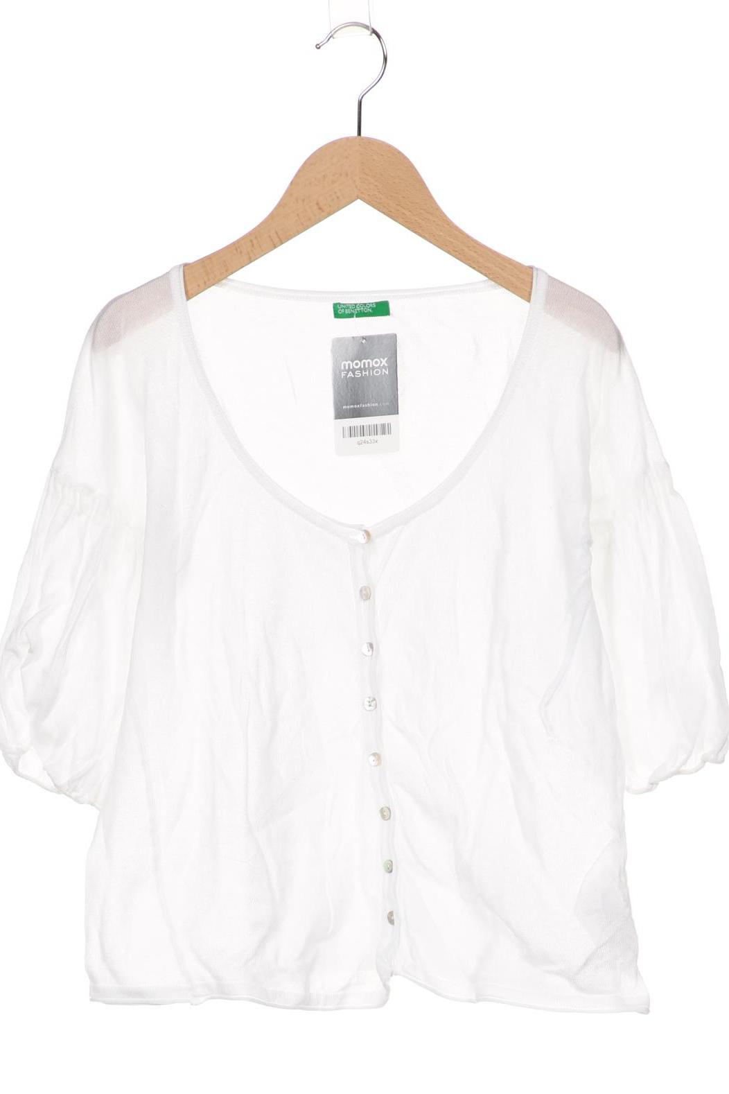 

UNITED COLORS OF BENETTON Damen Strickjacke, weiß