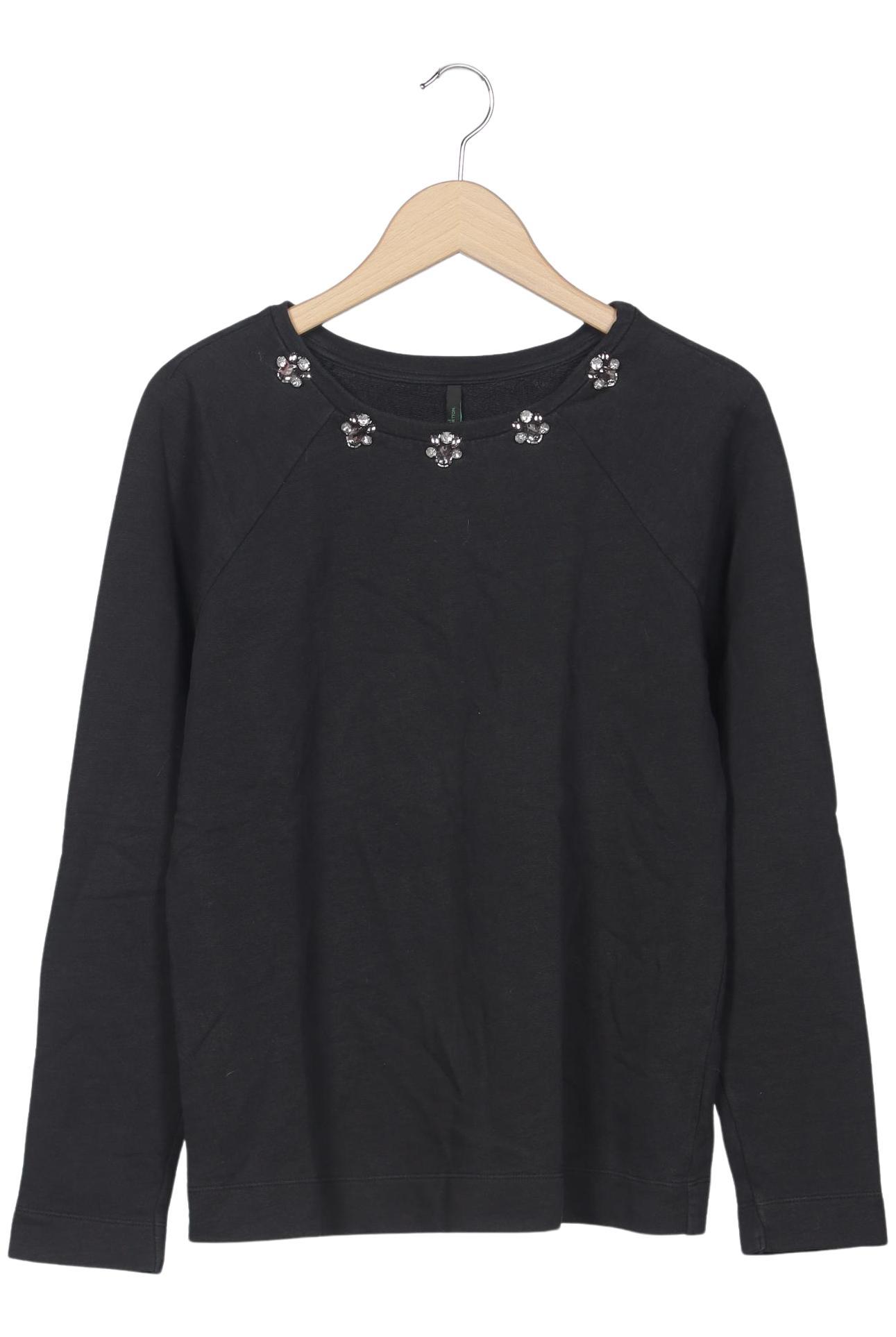 

United Colors OF Benetton Damen Sweatshirt, schwarz, Gr. 38