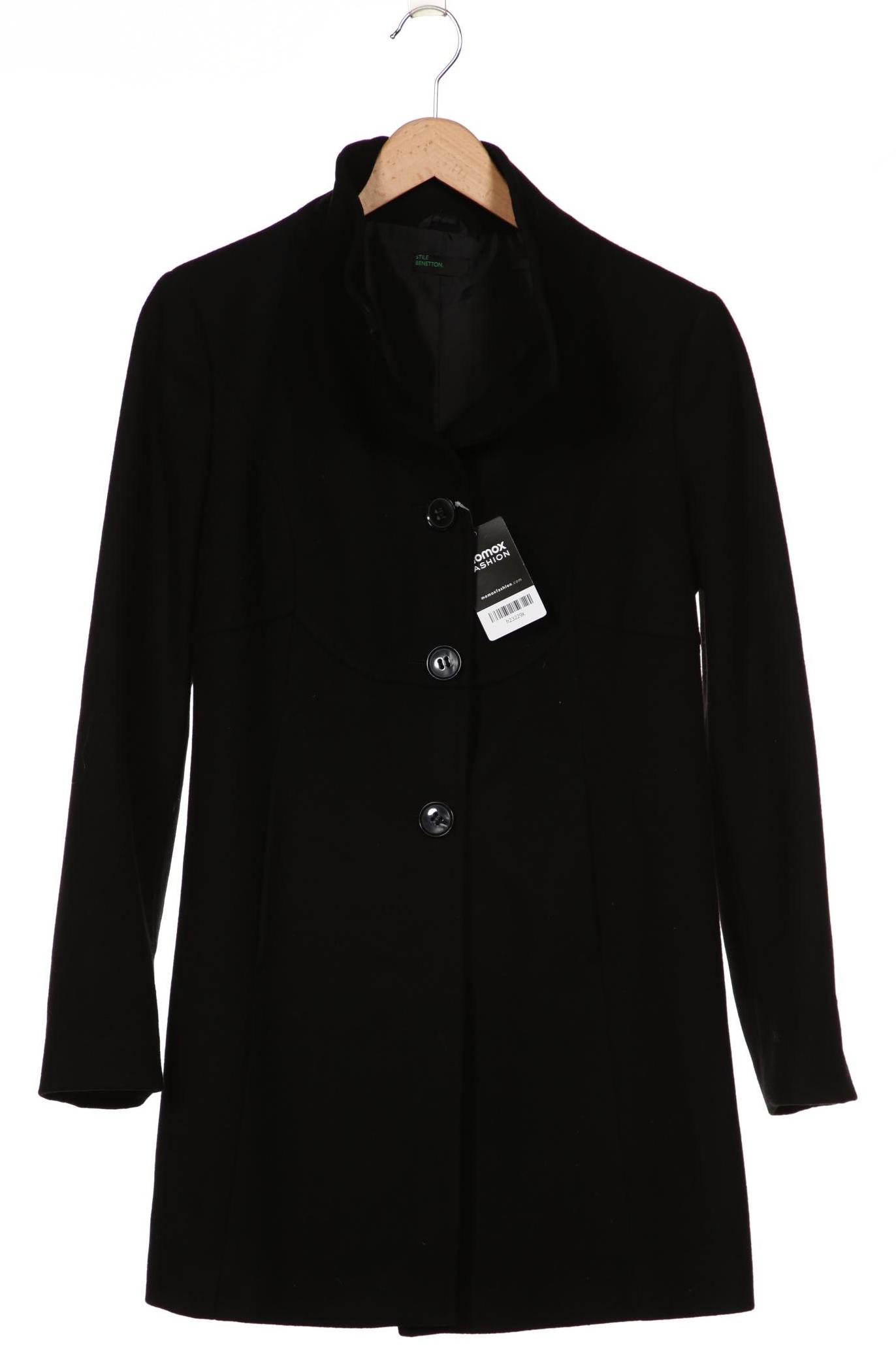 

United Colors OF Benetton Damen Mantel, schwarz, Gr. 40