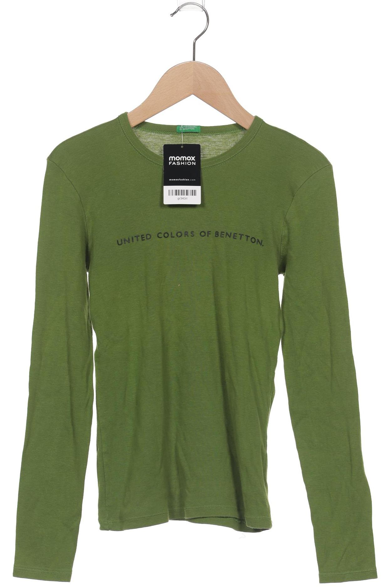 

United Colors OF Benetton Damen Langarmshirt, grün, Gr. 36