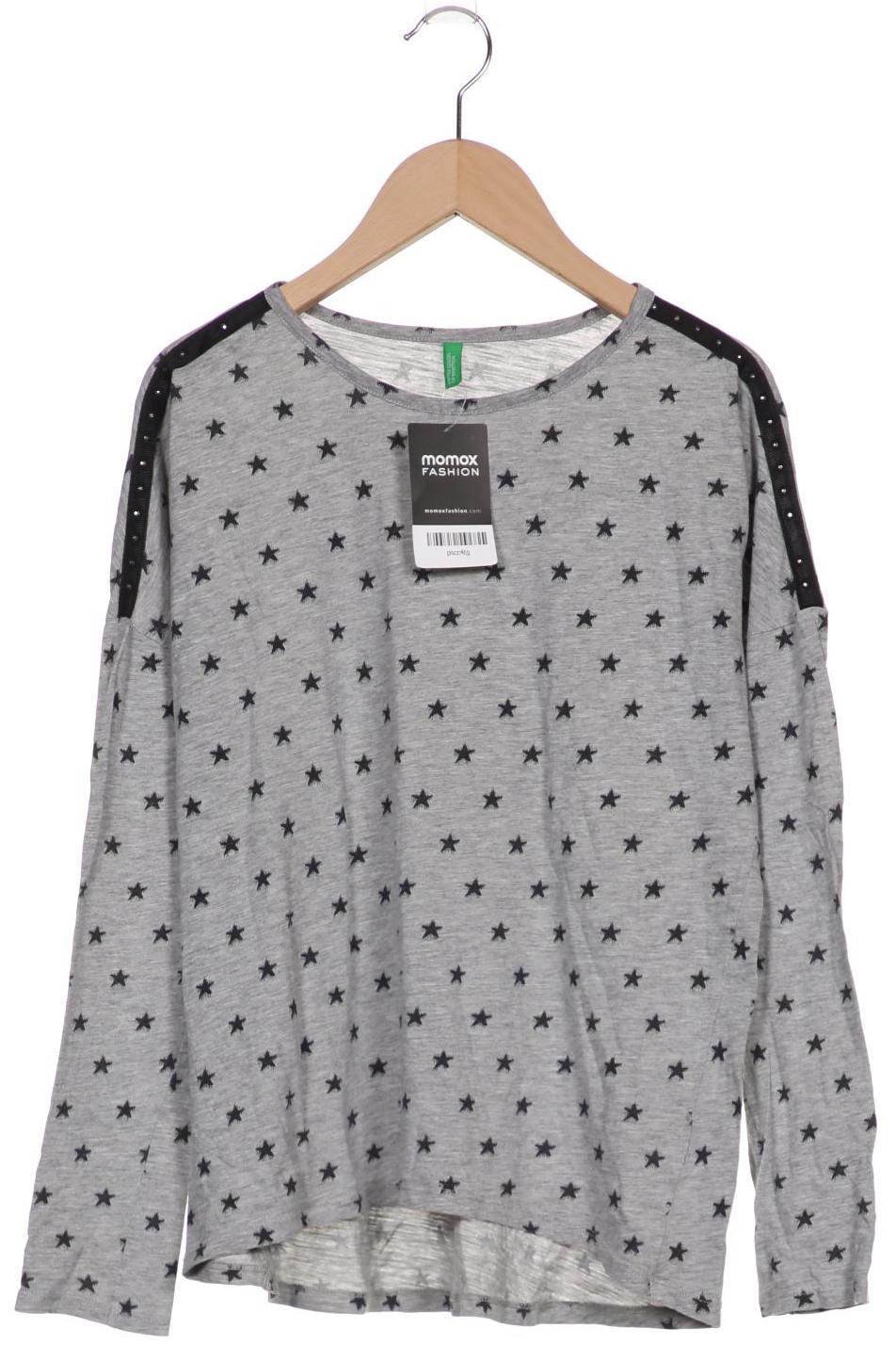 

United Colors OF Benetton Damen Langarmshirt, grau, Gr. 176