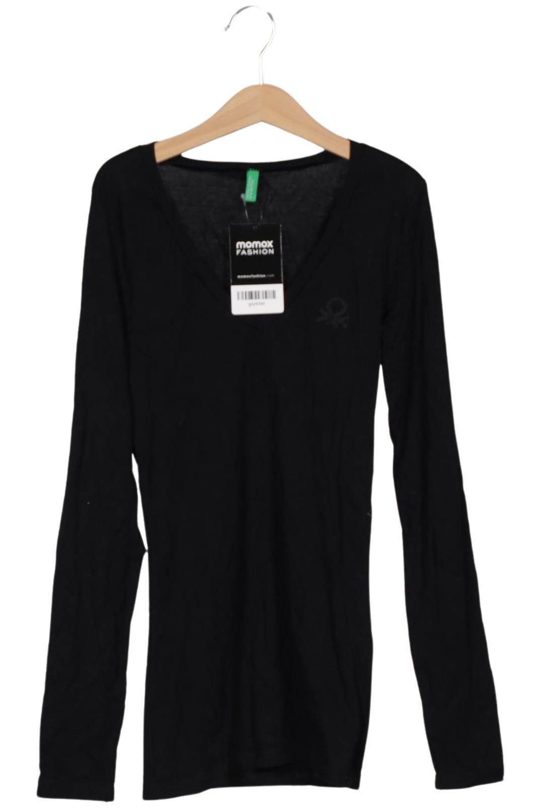 

United Colors OF Benetton Damen Langarmshirt, schwarz, Gr. 30