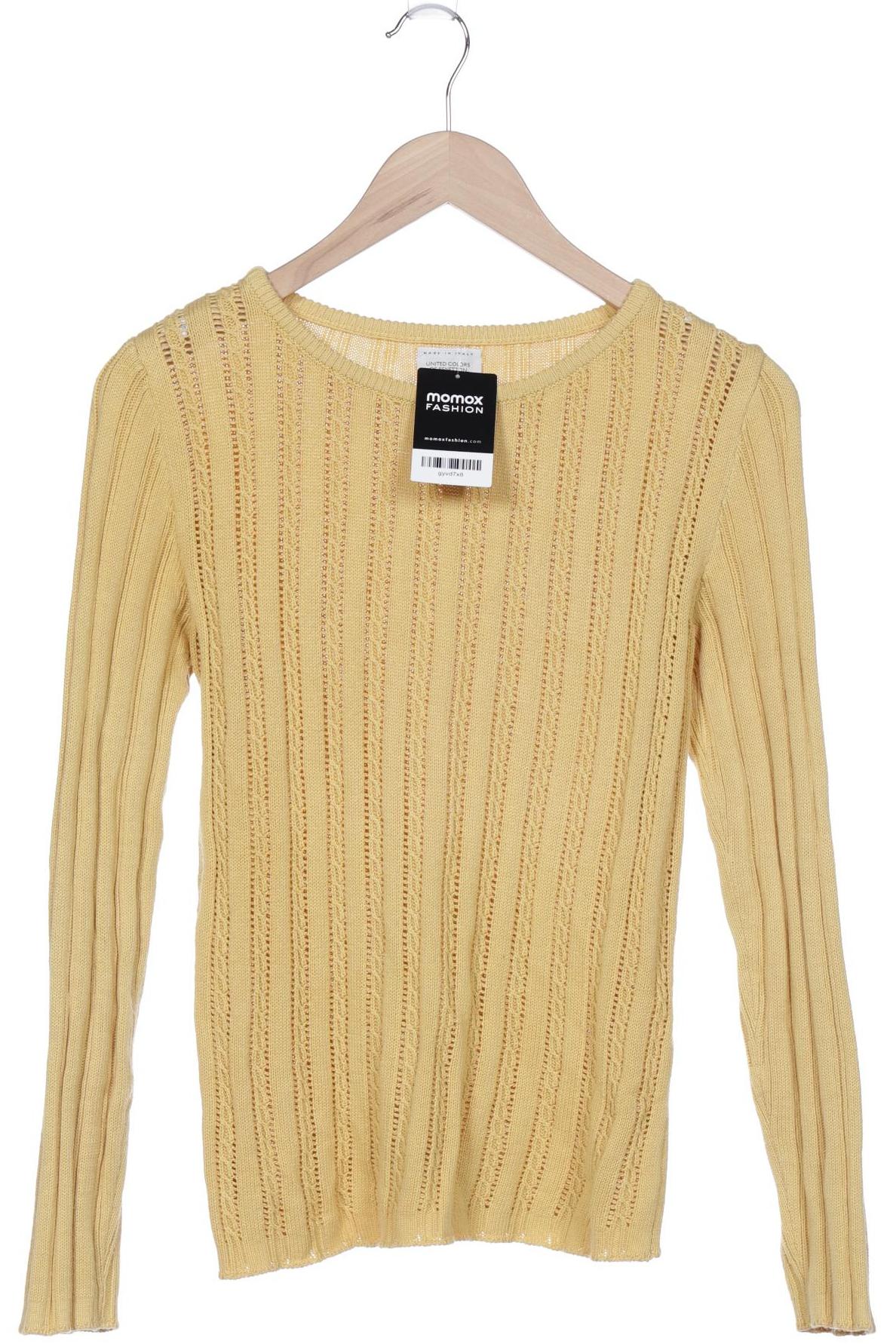 

United Colors OF Benetton Damen Pullover, gelb, Gr. 38