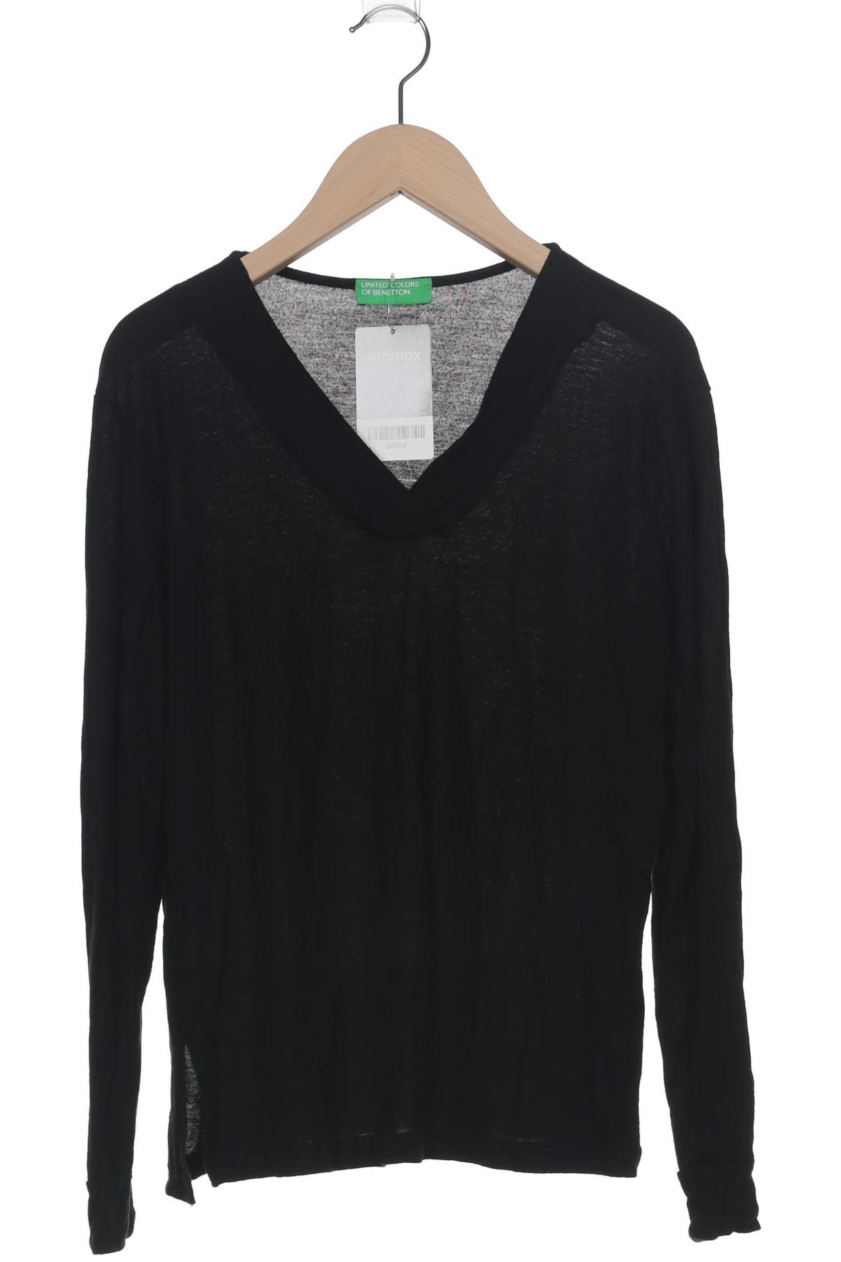 

United Colors OF Benetton Damen Langarmshirt, schwarz, Gr. 38