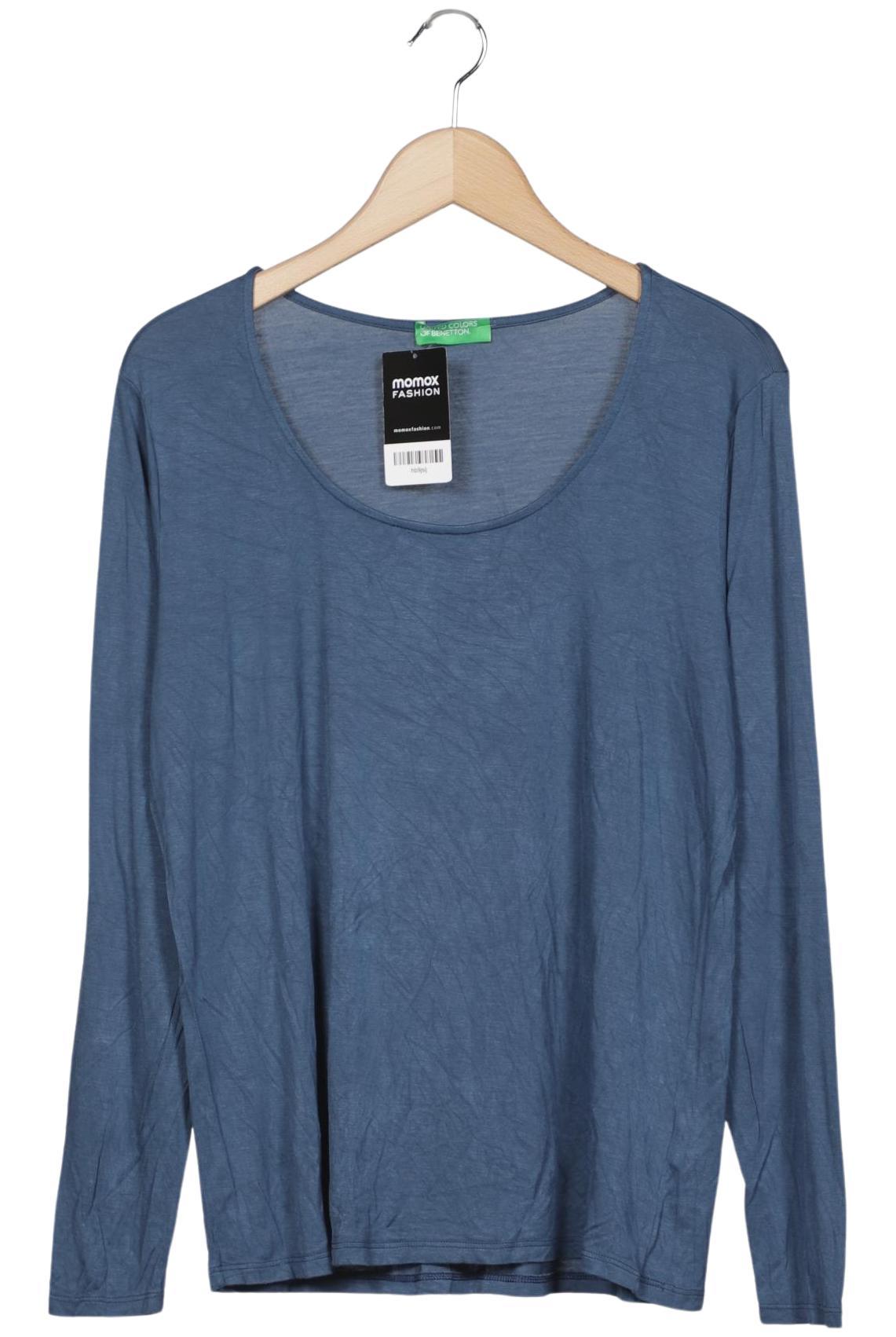 

United Colors OF Benetton Damen Langarmshirt, blau, Gr. 44