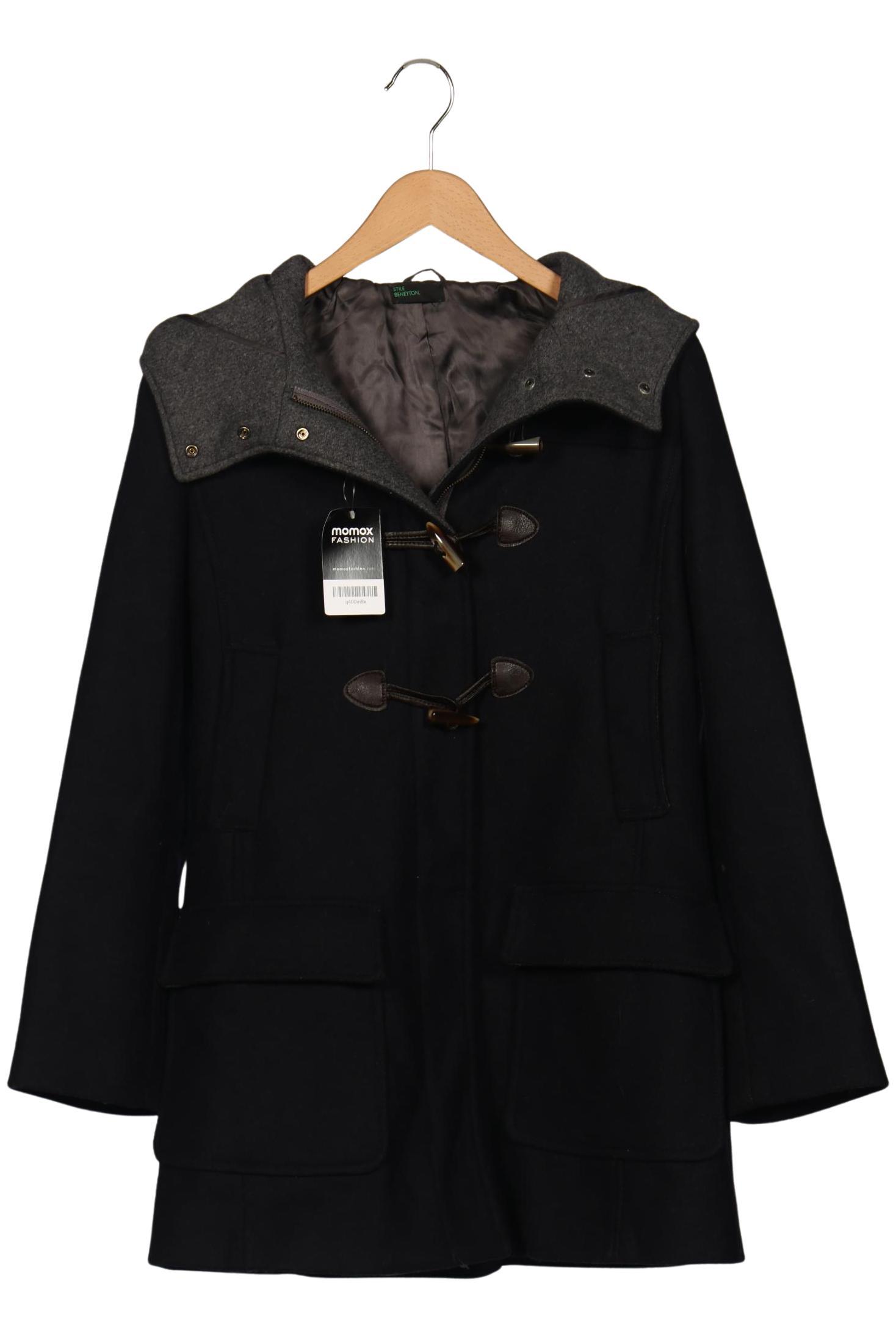 

United Colors OF Benetton Damen Mantel, schwarz, Gr. 44