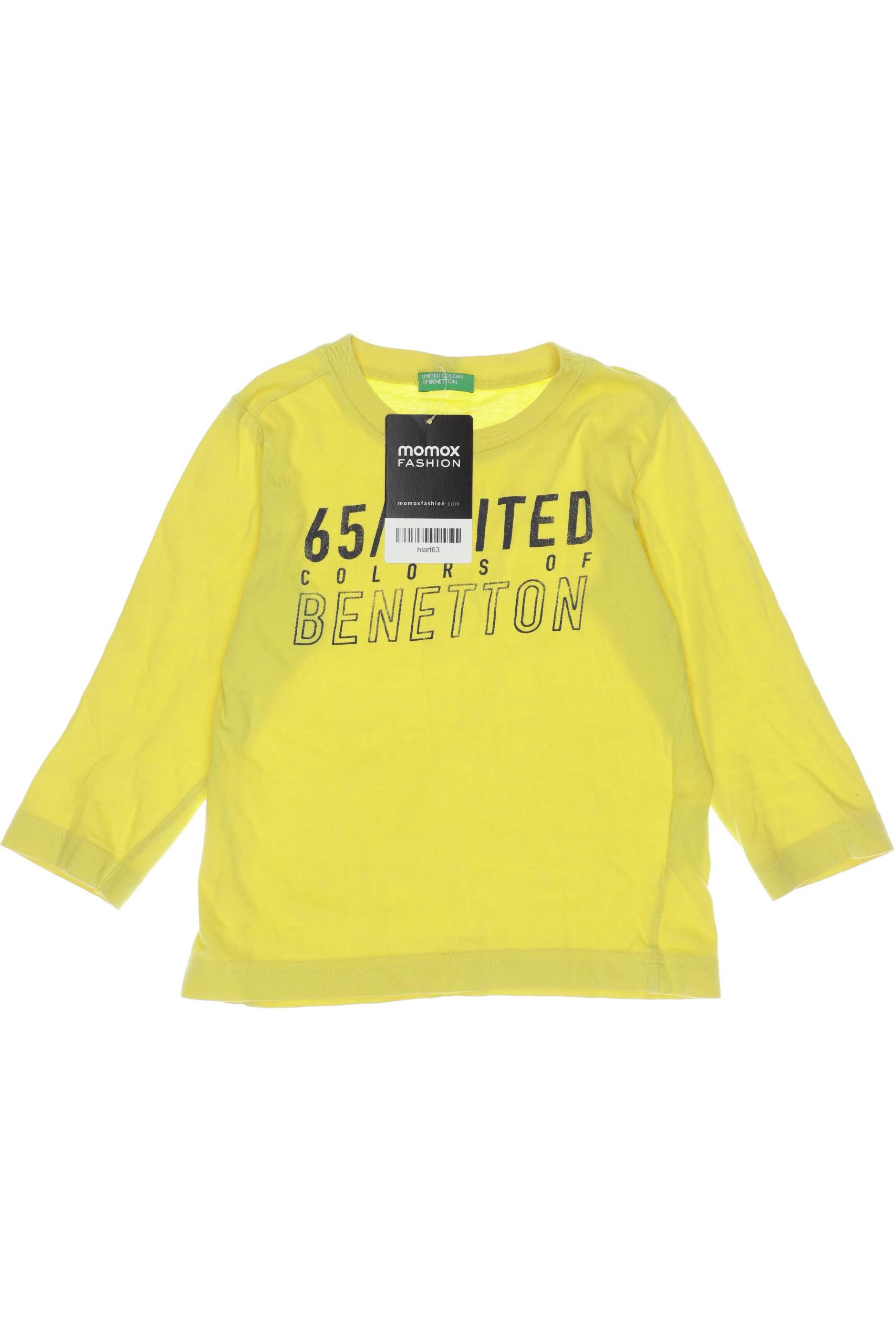 

United Colors OF Benetton Damen Langarmshirt, gelb, Gr. 86