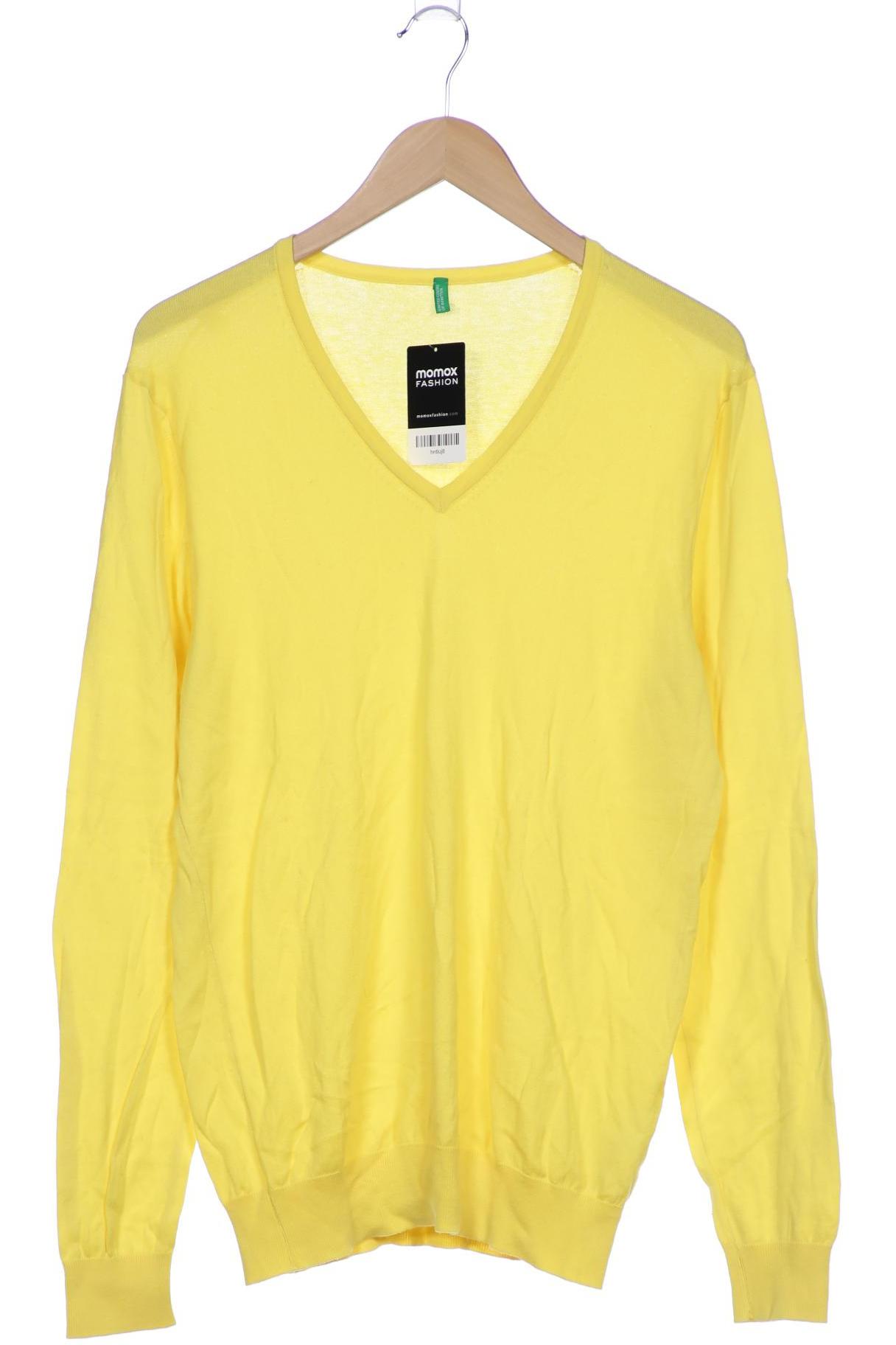 

United Colors OF Benetton Herren Pullover, gelb, Gr. 52