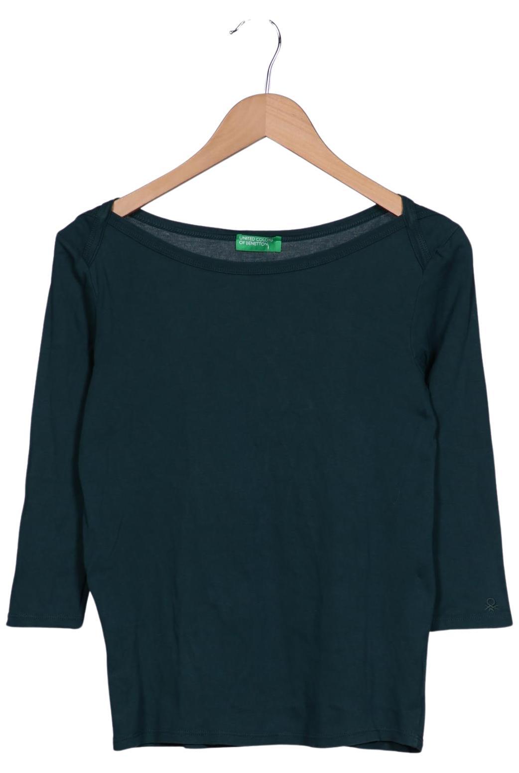 

United Colors OF Benetton Damen Langarmshirt, grün, Gr. 36