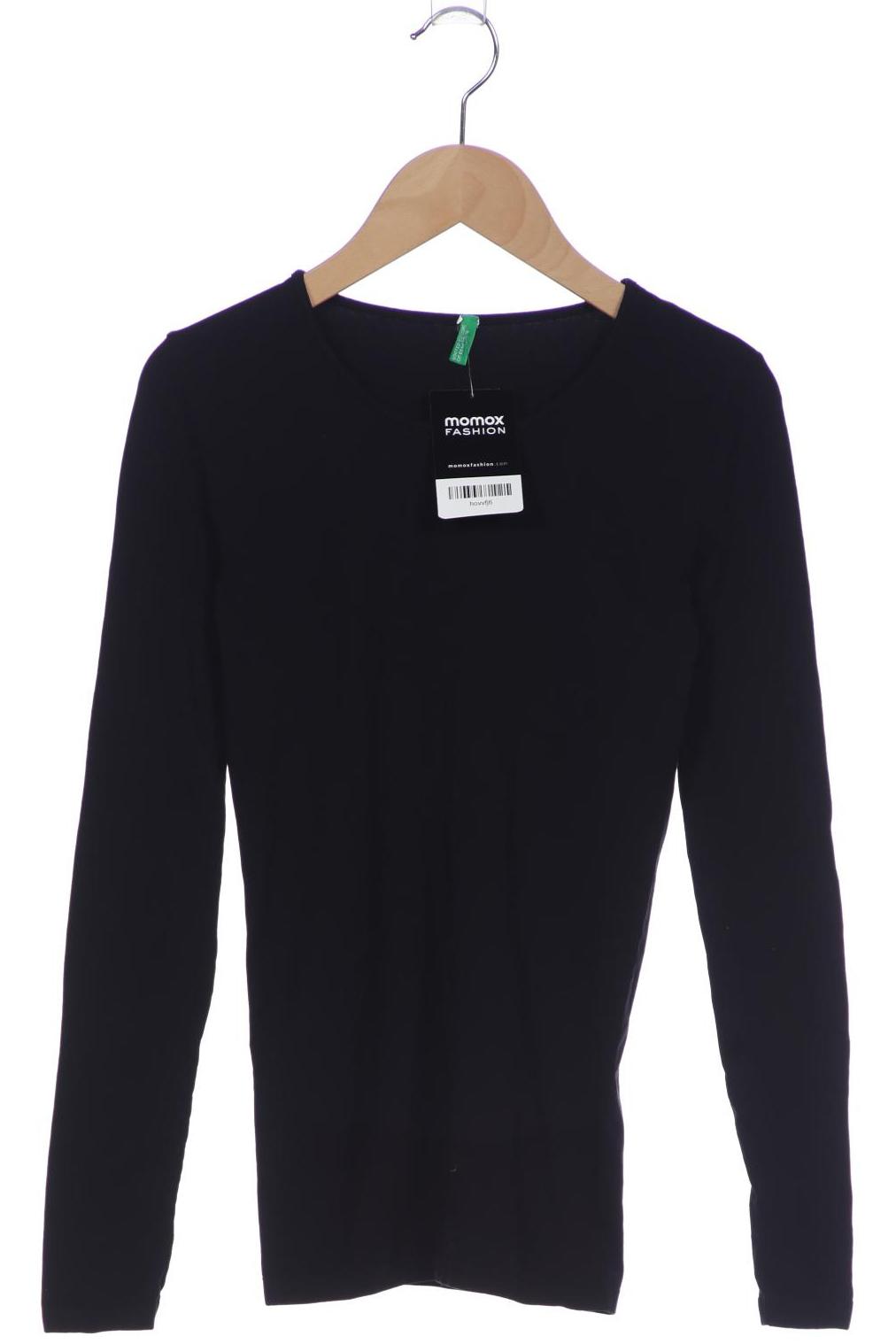 

United Colors OF Benetton Damen Langarmshirt, schwarz, Gr. 30
