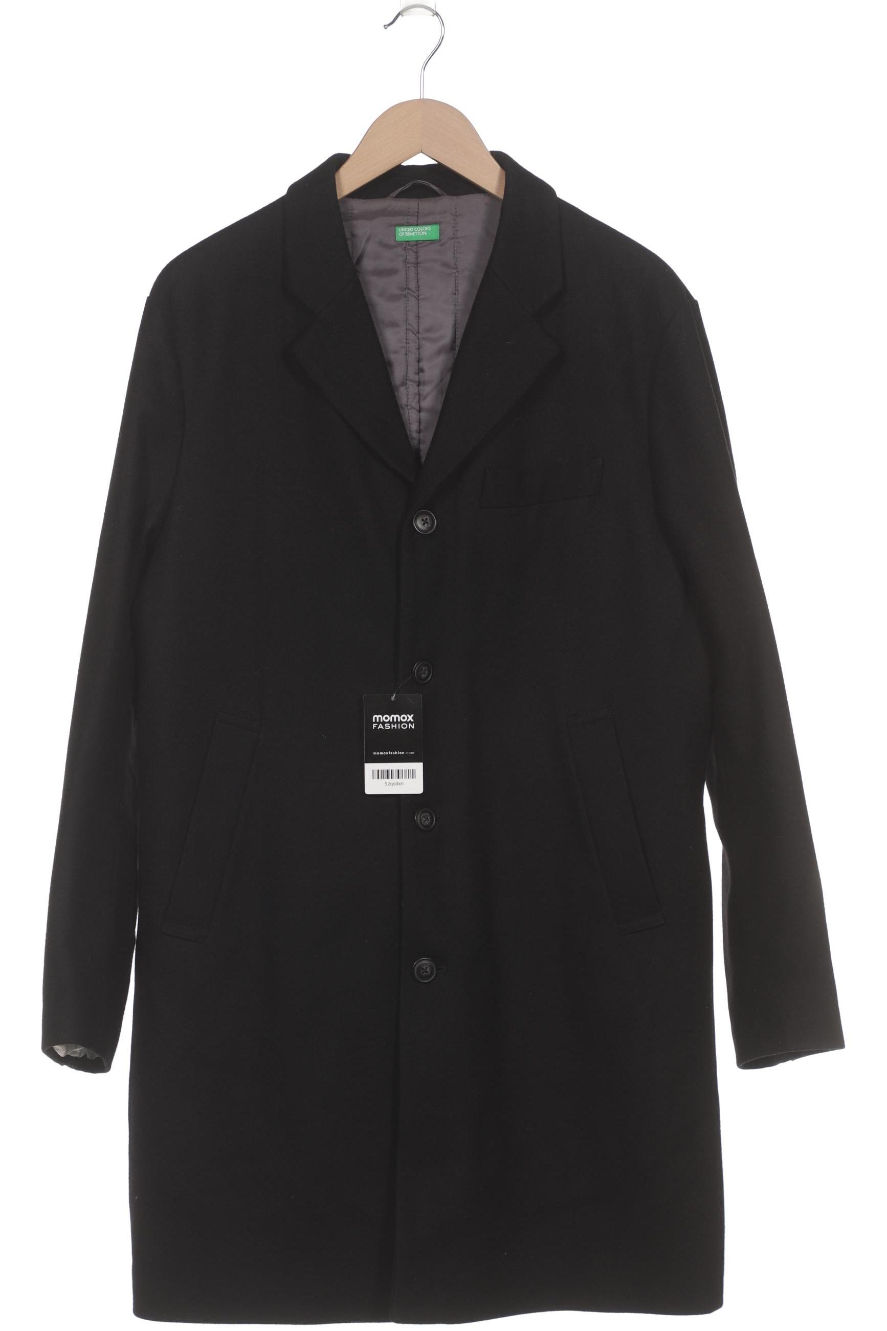 

United Colors OF Benetton Herren Mantel, schwarz, Gr. 48