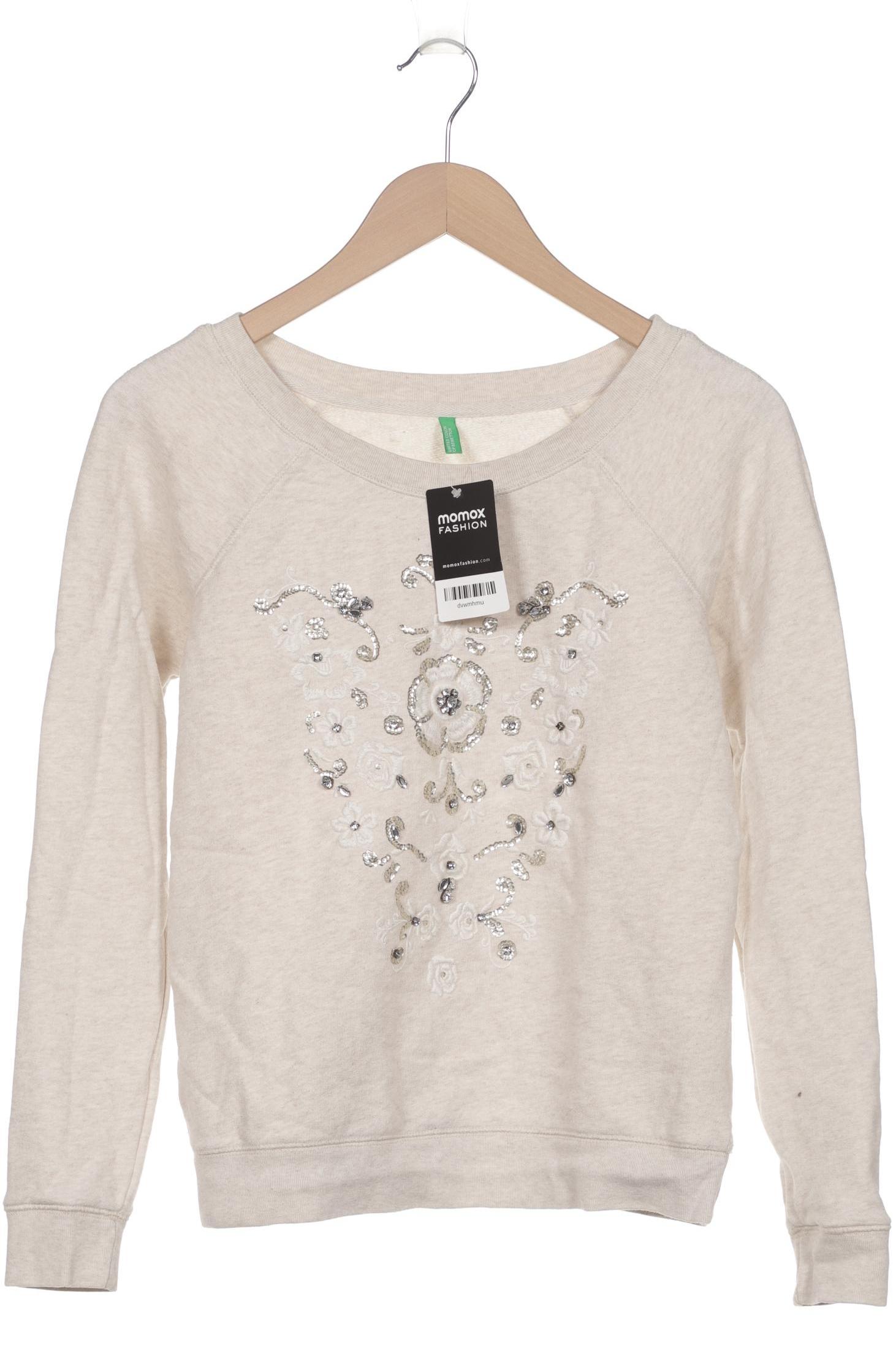 

United Colors OF Benetton Damen Sweatshirt, cremeweiß, Gr. 34