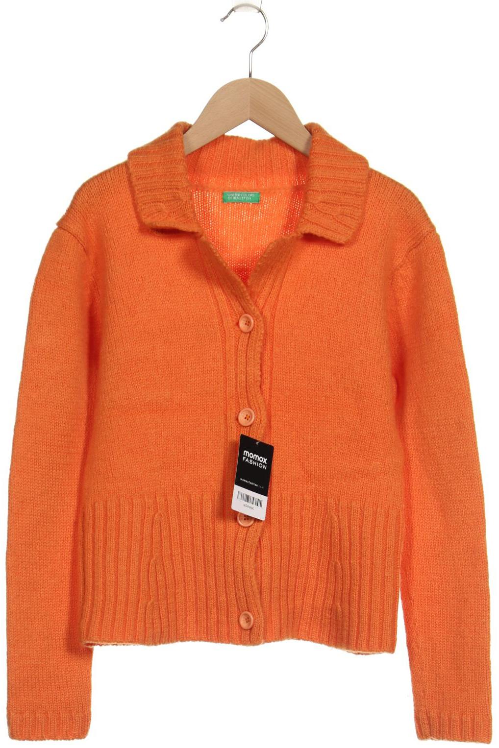 

United Colors OF Benetton Damen Strickjacke, orange, Gr. 36