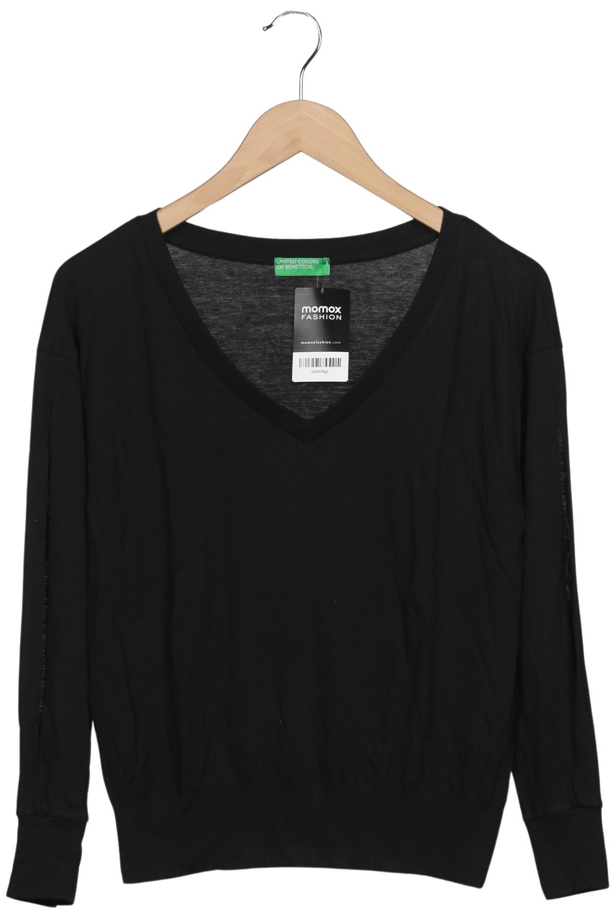 

United Colors OF Benetton Damen Langarmshirt, schwarz, Gr. 38