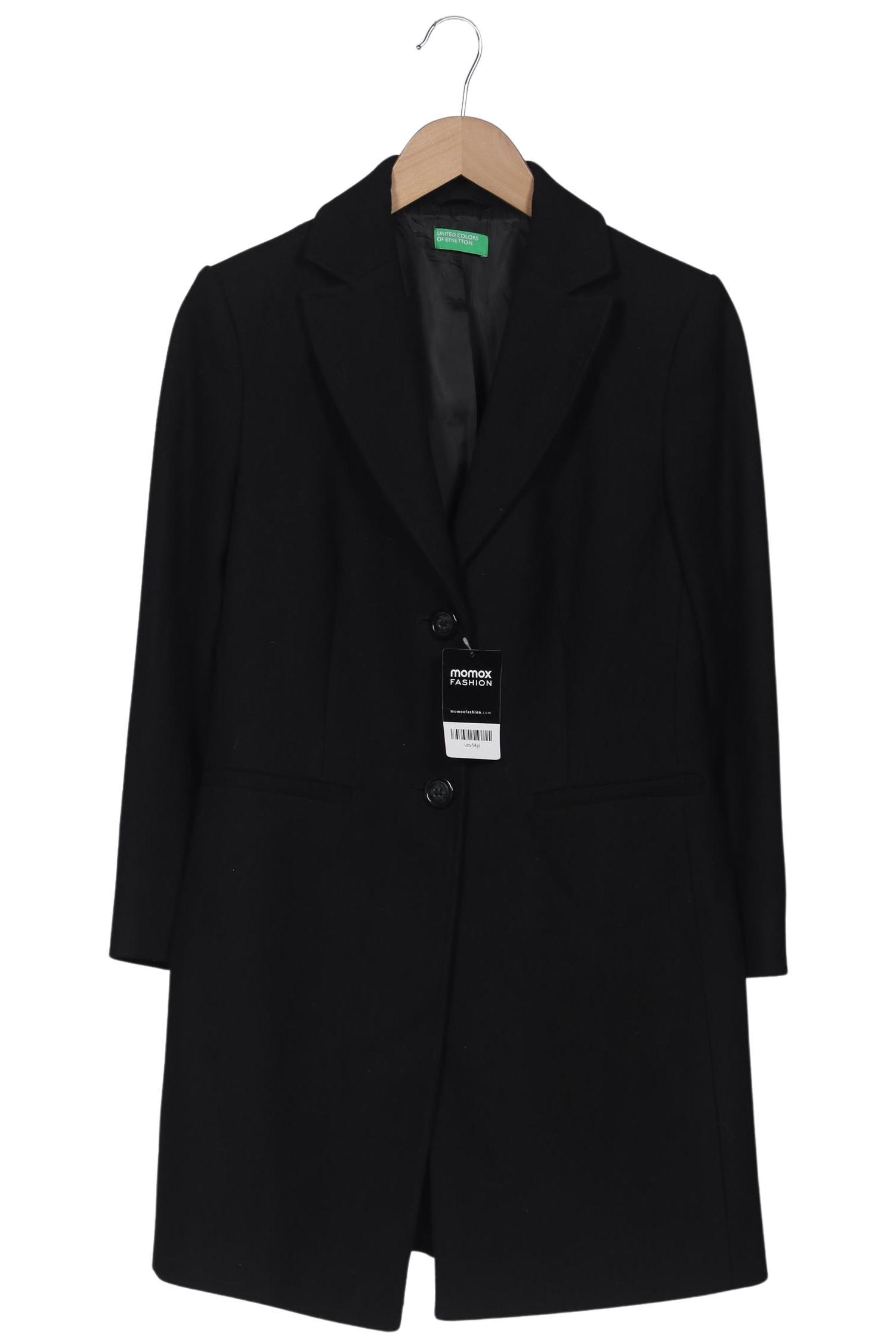 

United Colors OF Benetton Damen Mantel, schwarz, Gr. 36