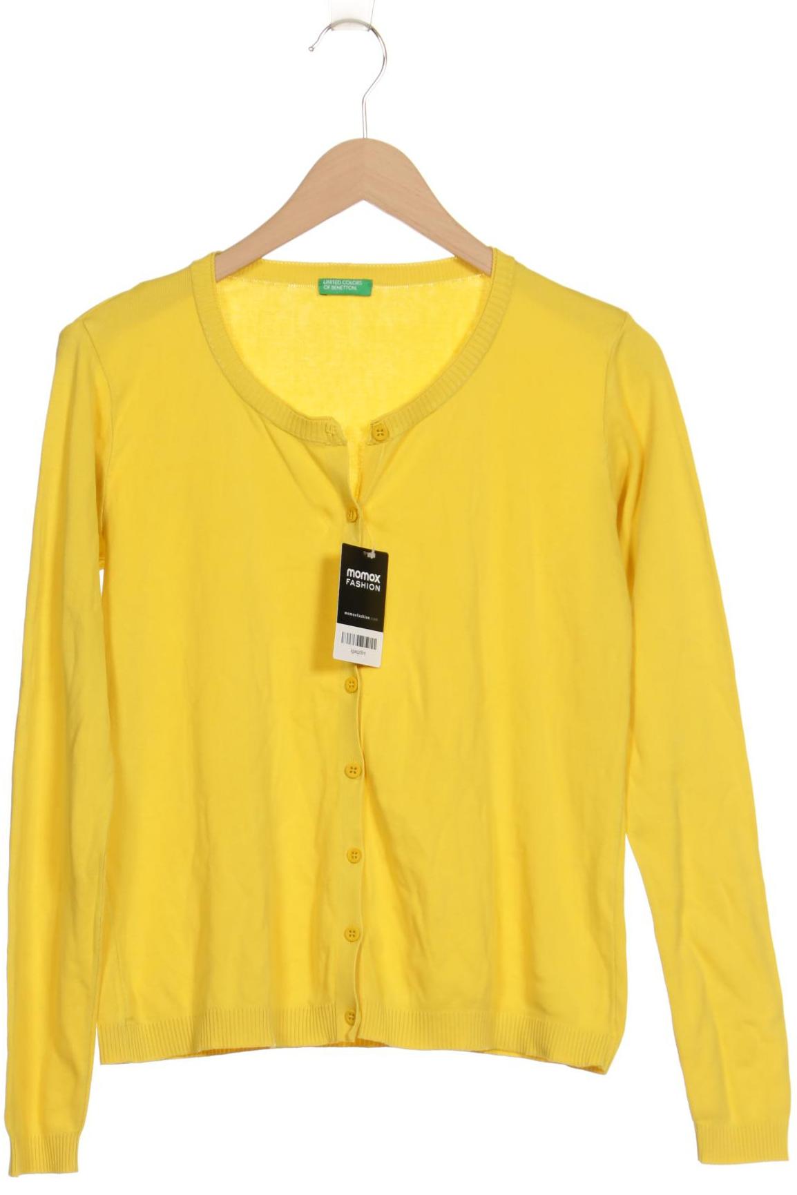 

United Colors OF Benetton Damen Strickjacke, gelb, Gr. 38