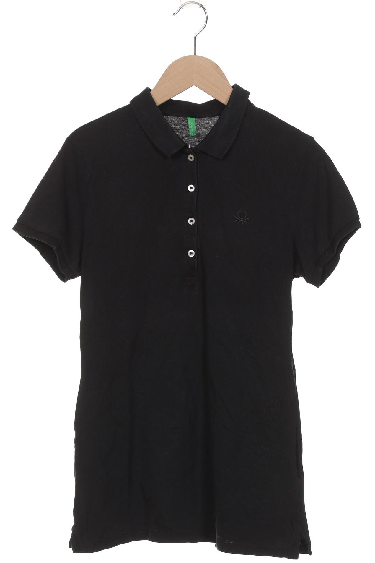 

United Colors OF Benetton Damen Poloshirt, schwarz, Gr. 38