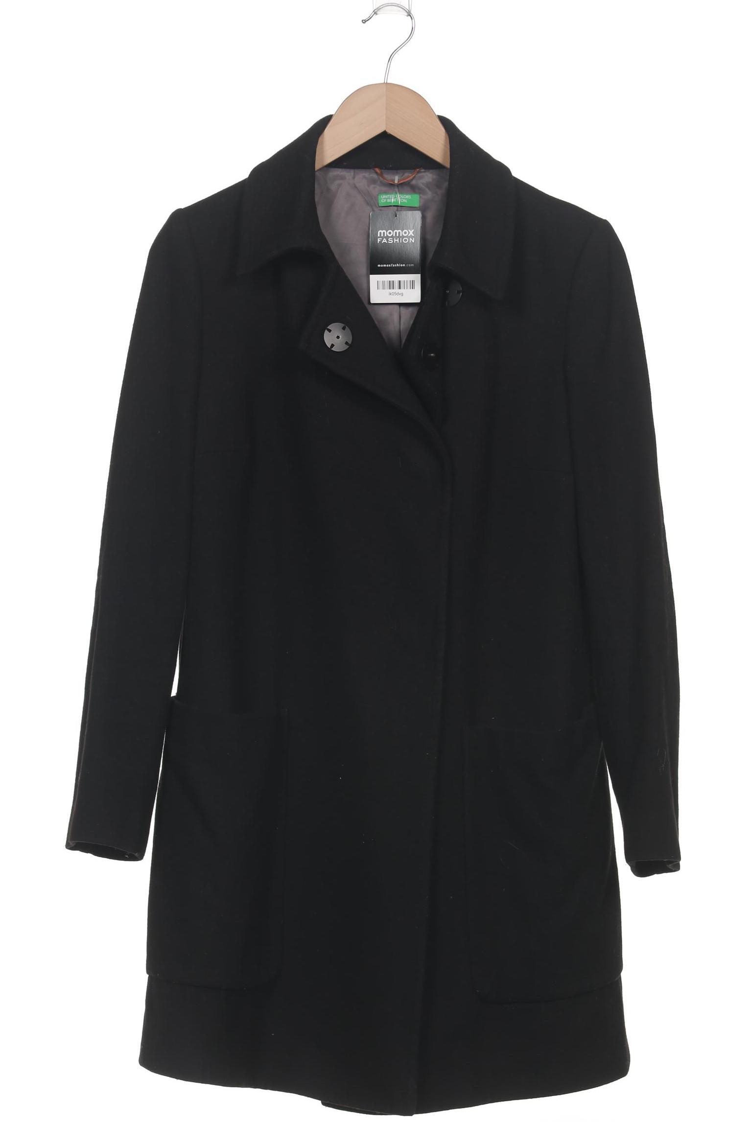 

United Colors OF Benetton Damen Mantel, schwarz, Gr. 36