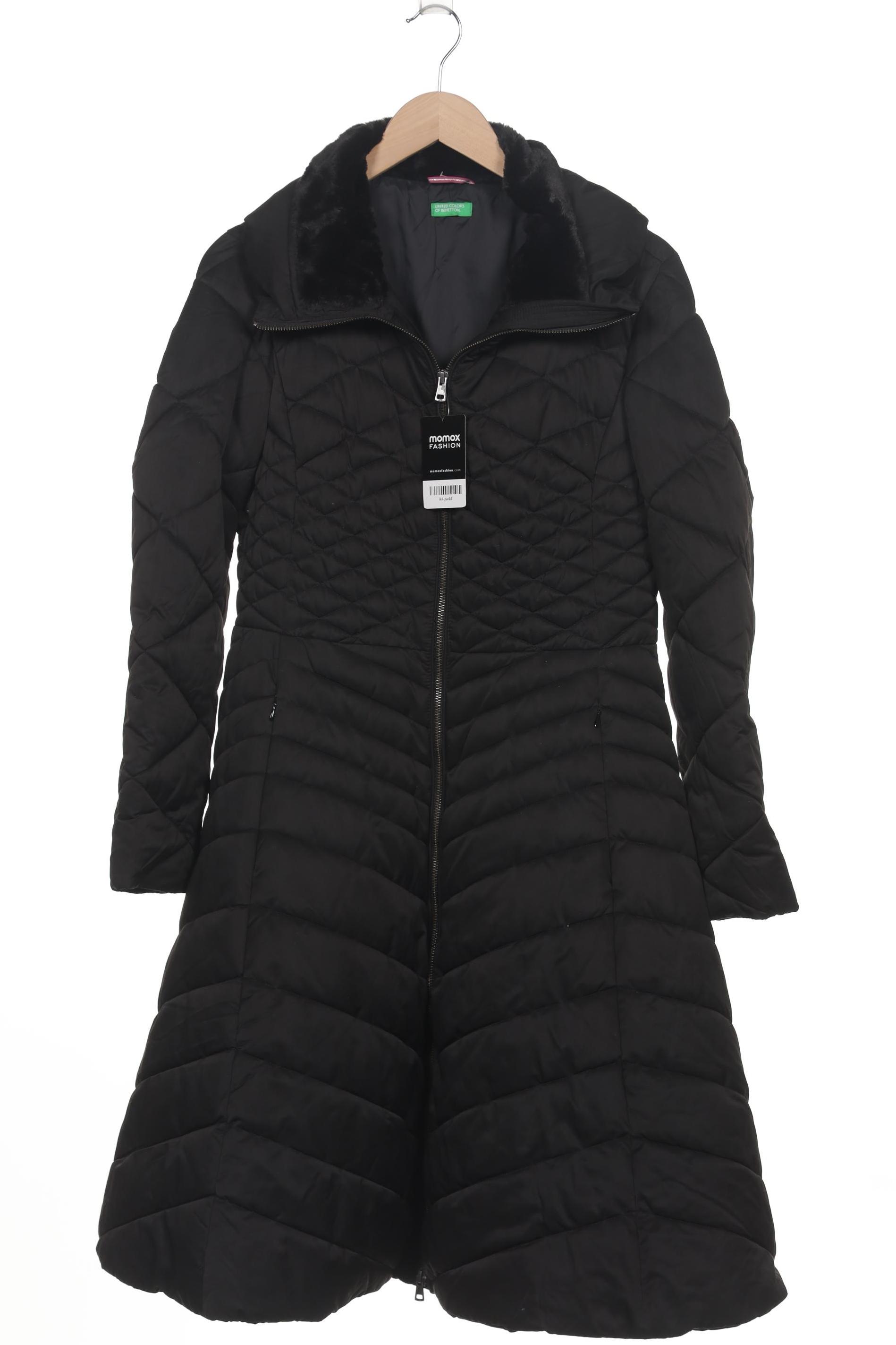 

United Colors OF Benetton Damen Mantel, schwarz, Gr. 38