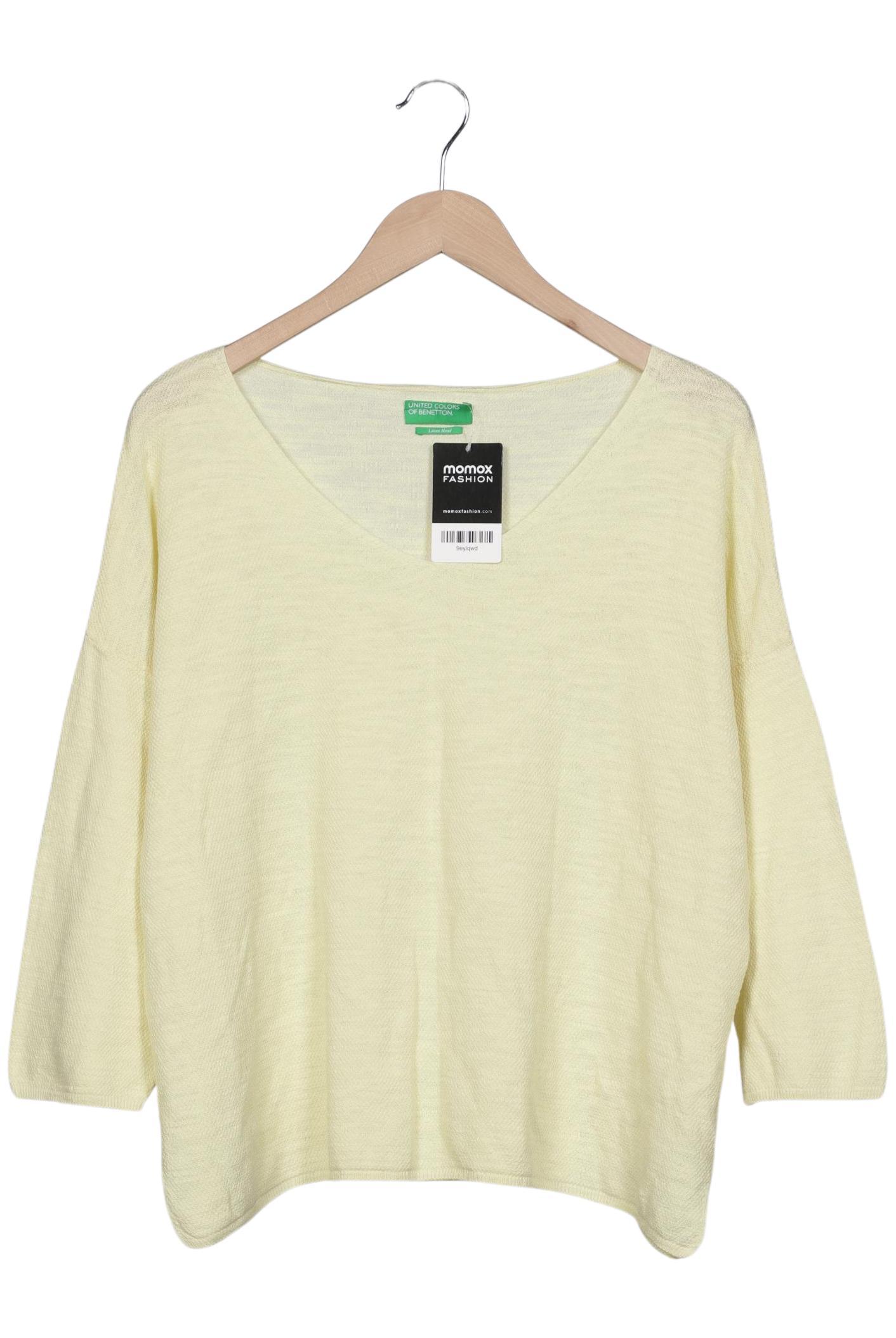

United Colors OF Benetton Damen Pullover, gelb, Gr. 44