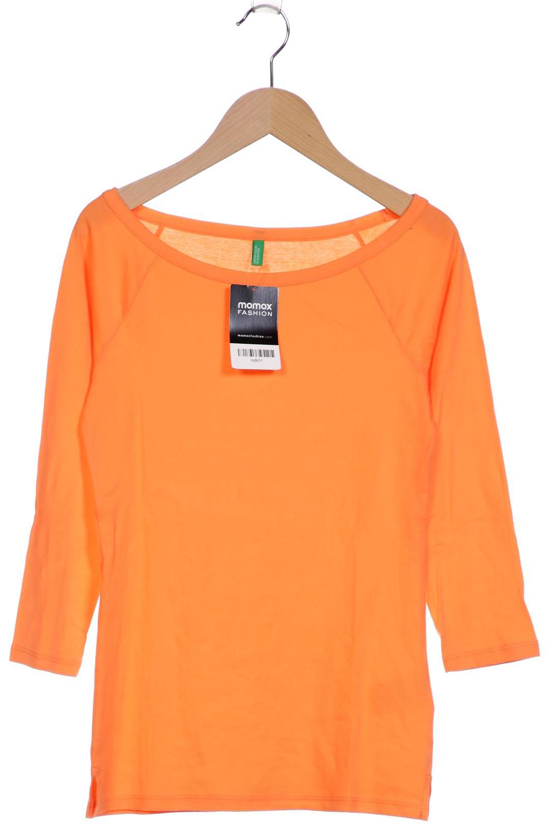 

United Colors OF Benetton Damen Langarmshirt, orange, Gr. 36