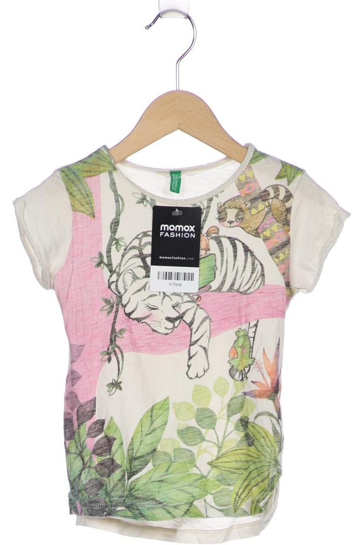 

UNITED COLORS OF BENETTON Mädchen T-Shirt, cremeweiß